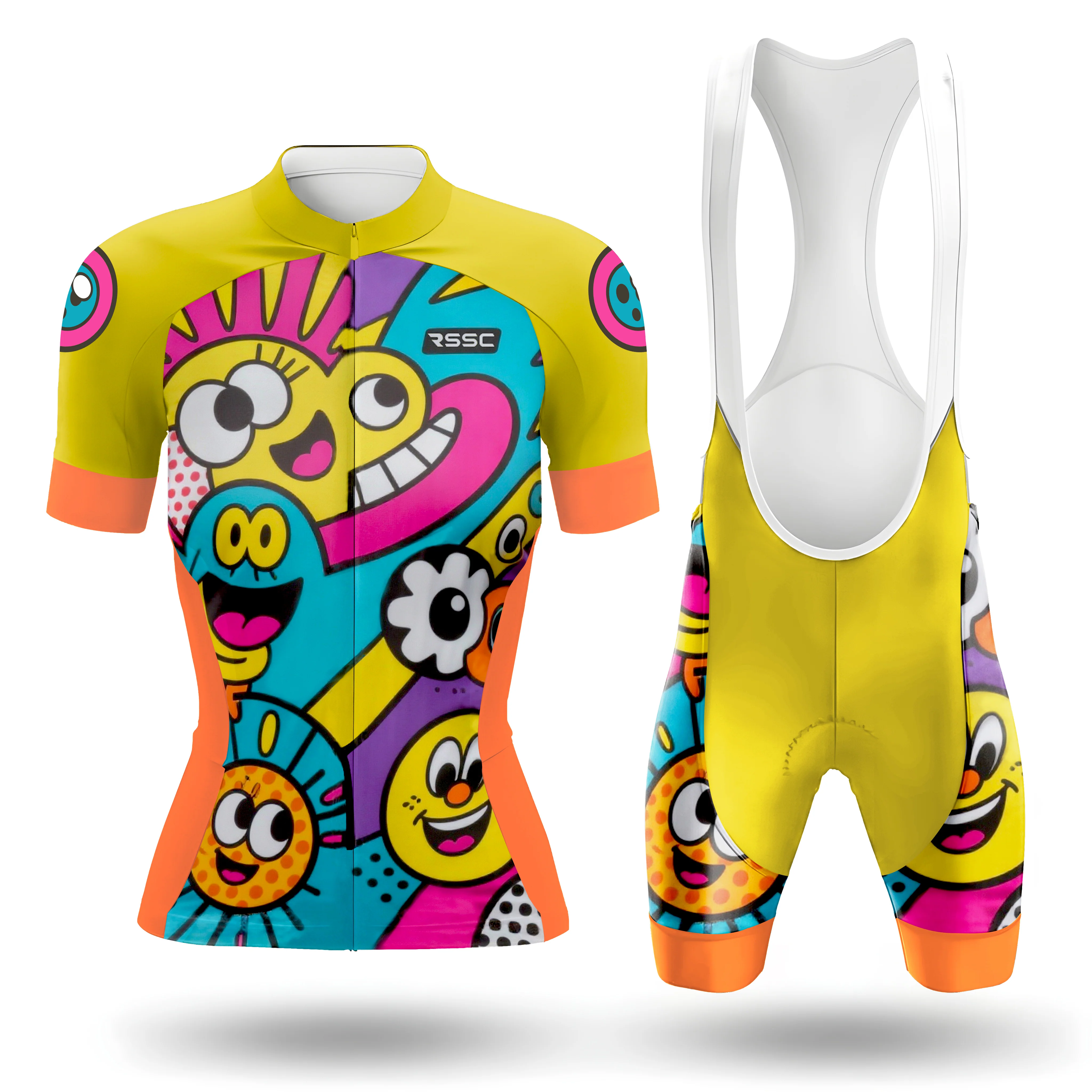 Smiling Sun Women's Short Sleeve Cycling Kit