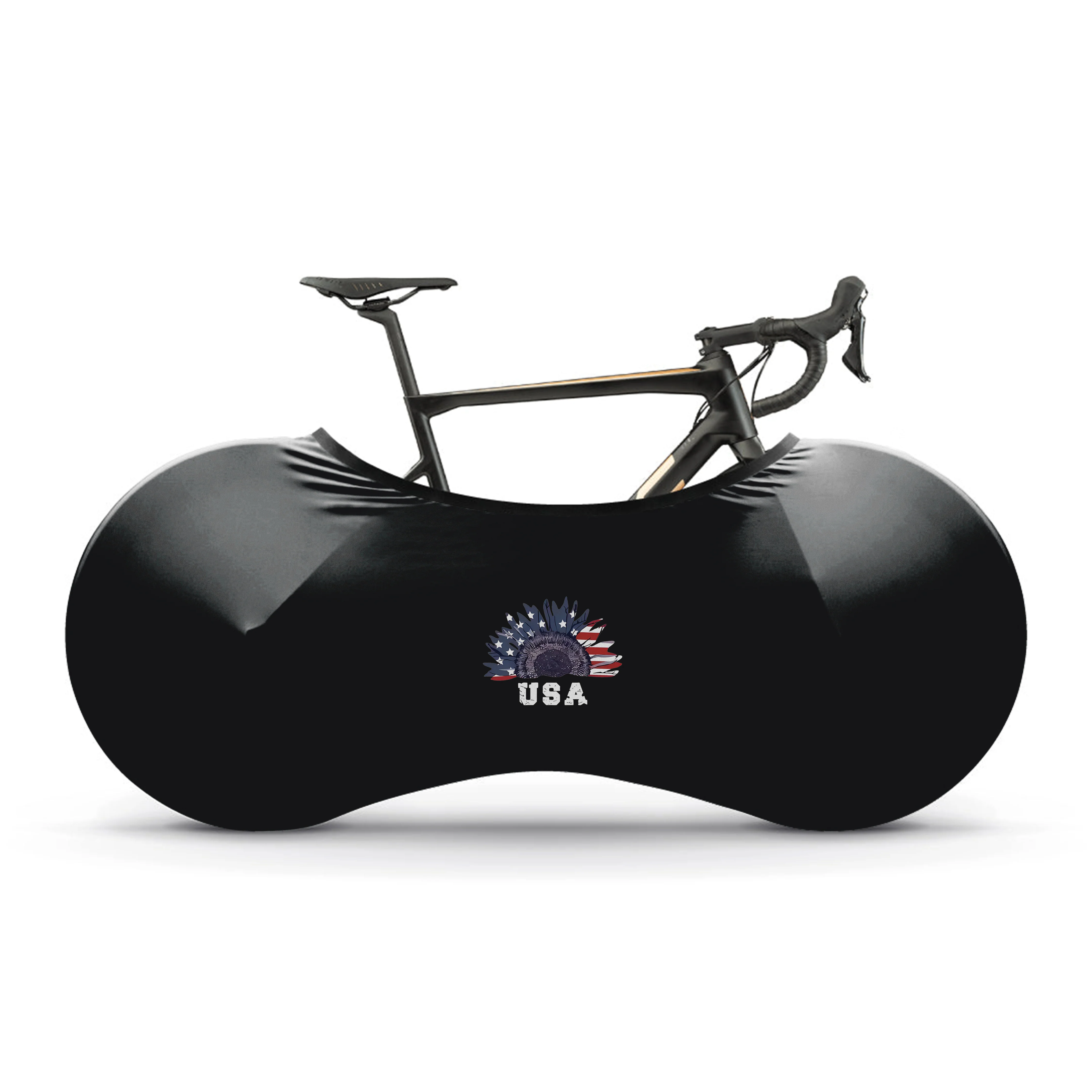 Sunflower Patriot USA Bicycle Wheels Cover