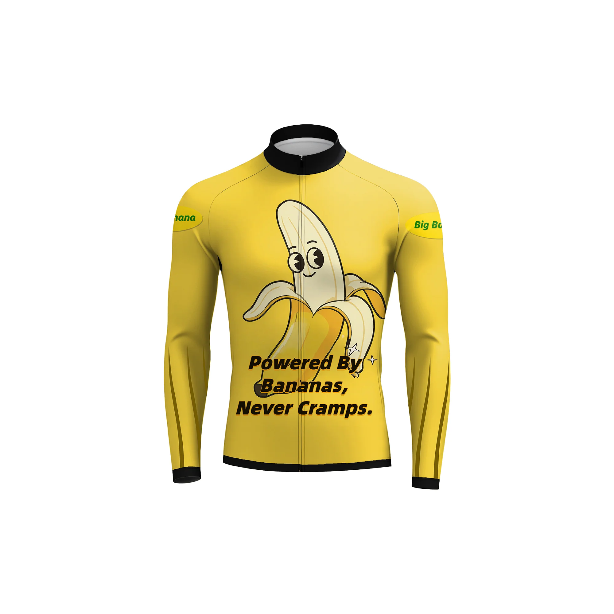 Super big banana Men's Long Sleeve Cycling Kit - Image 3