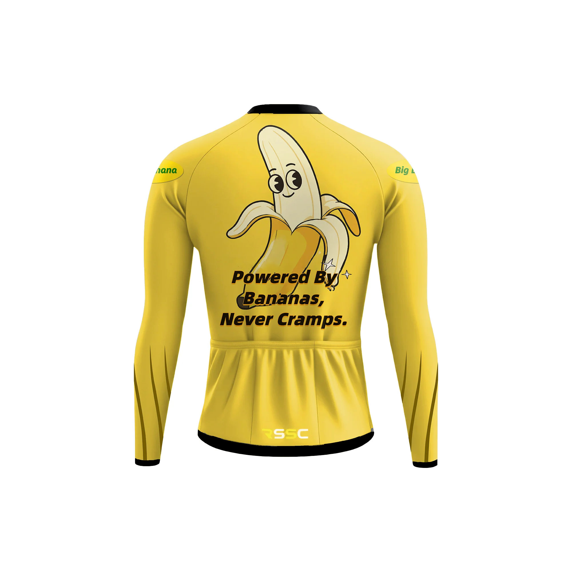 Super big banana Men's Long Sleeve Cycling Kit - Image 4