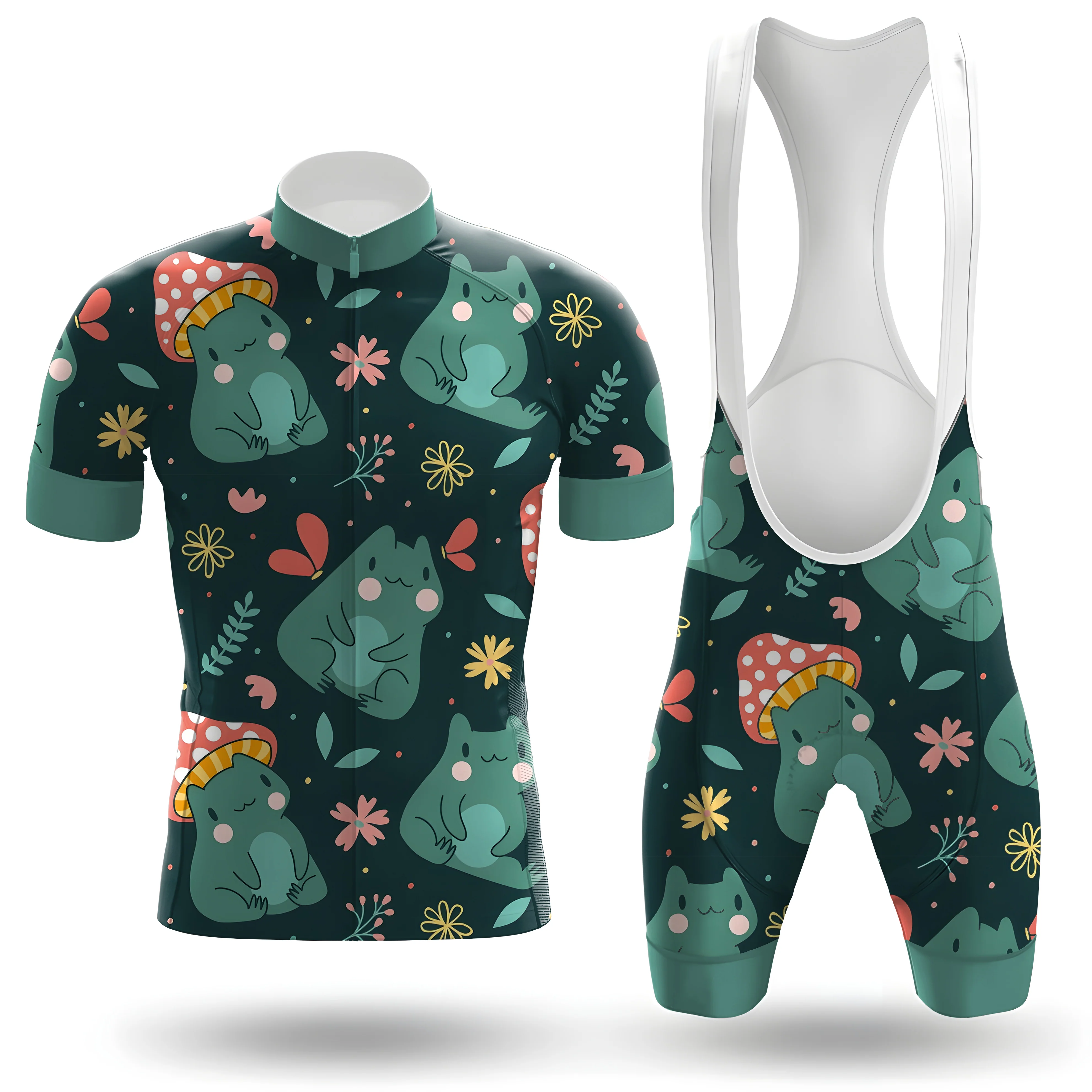 Sweet Froggy In Autumn Men's Cycling Kit