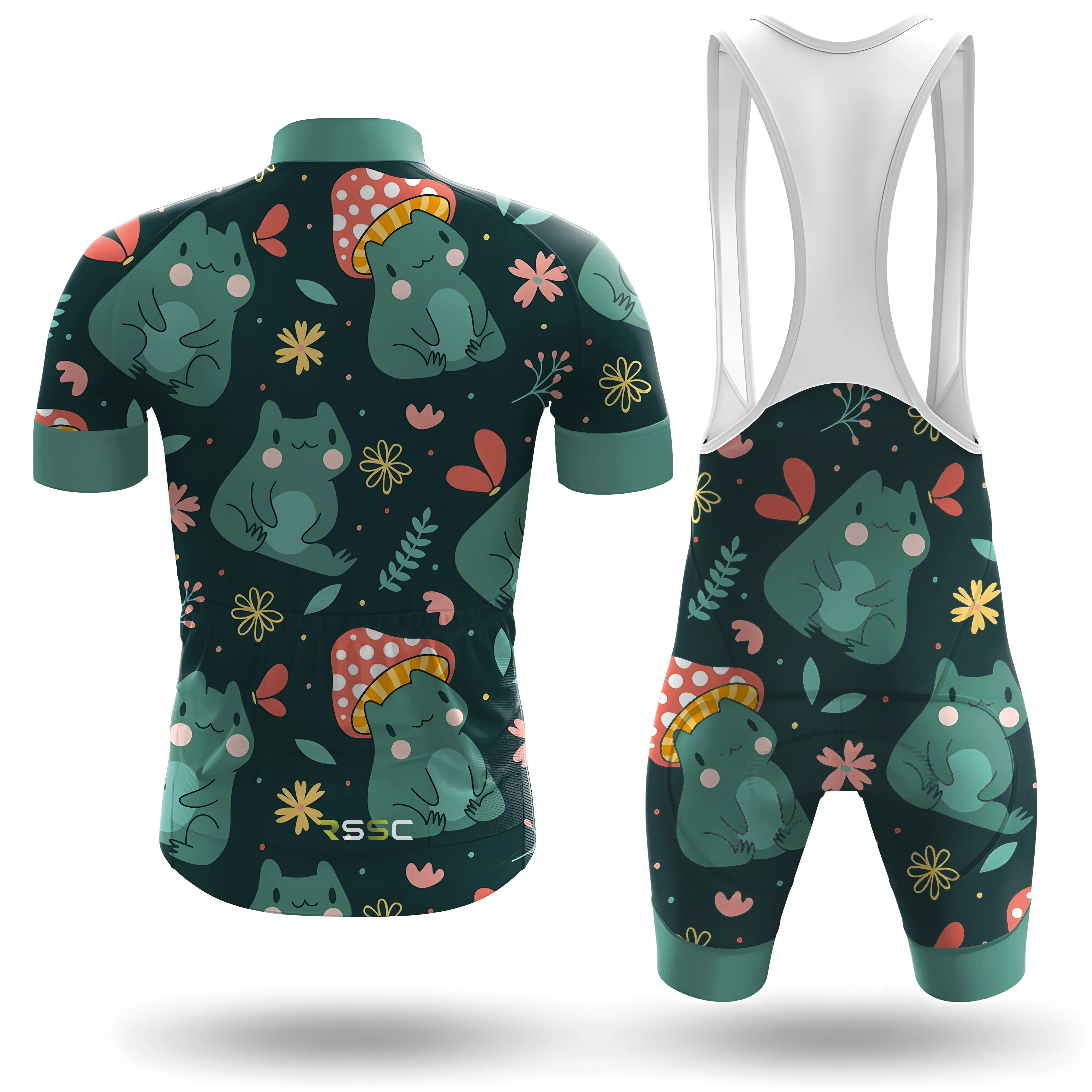 Sweet Froggy In Autumn Men's Cycling Kit - Image 2