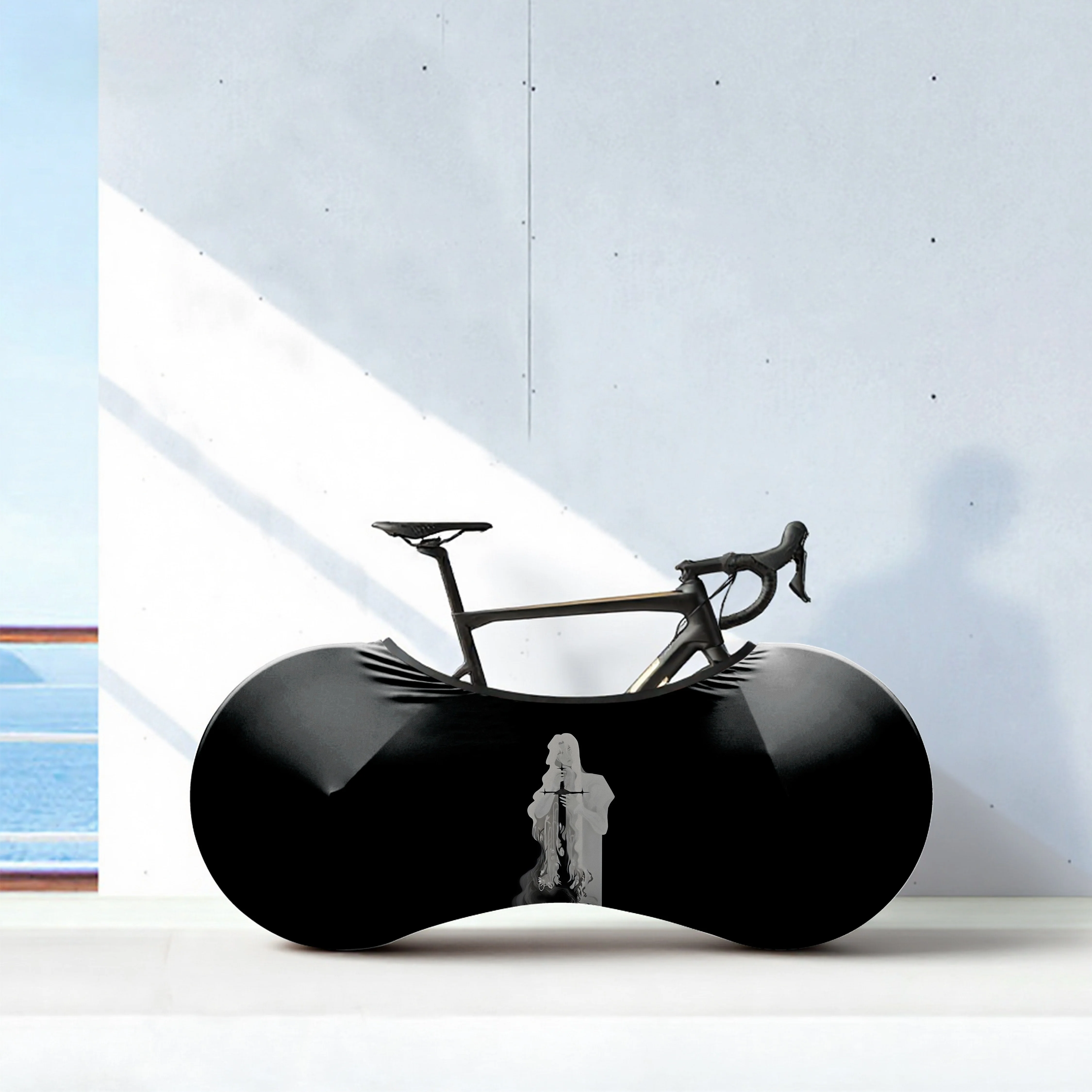Swordmaiden Holy Blade Bicycle Wheels Cover - Image 2