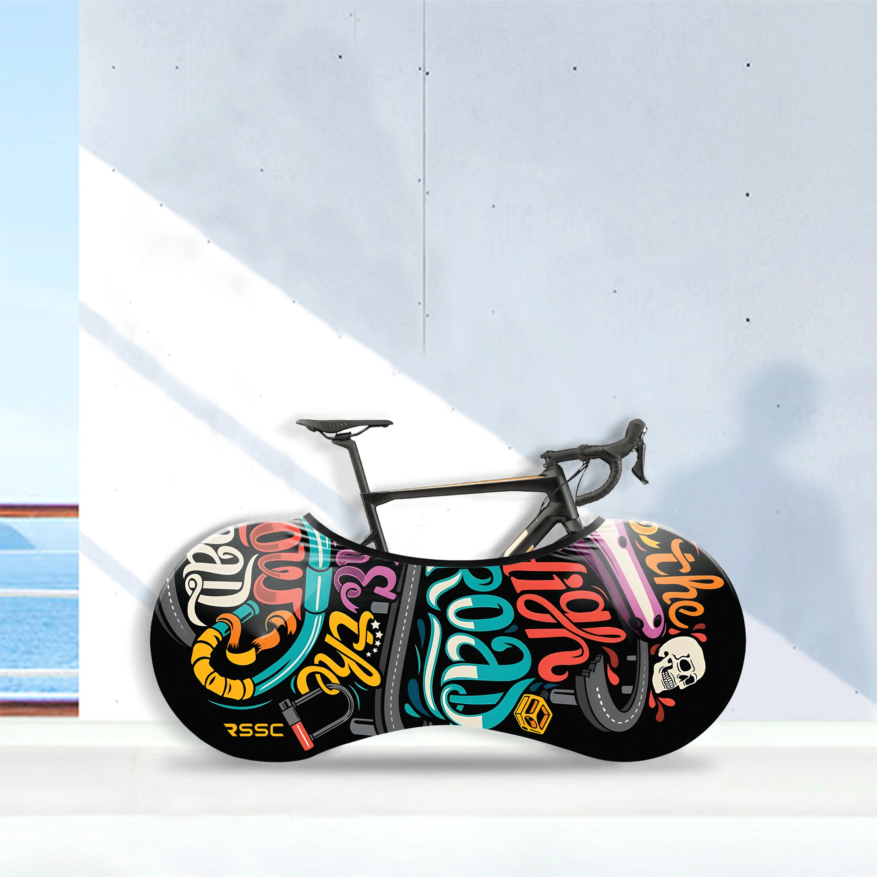 Take The High Road Bicycle Wheels Cover - Image 2