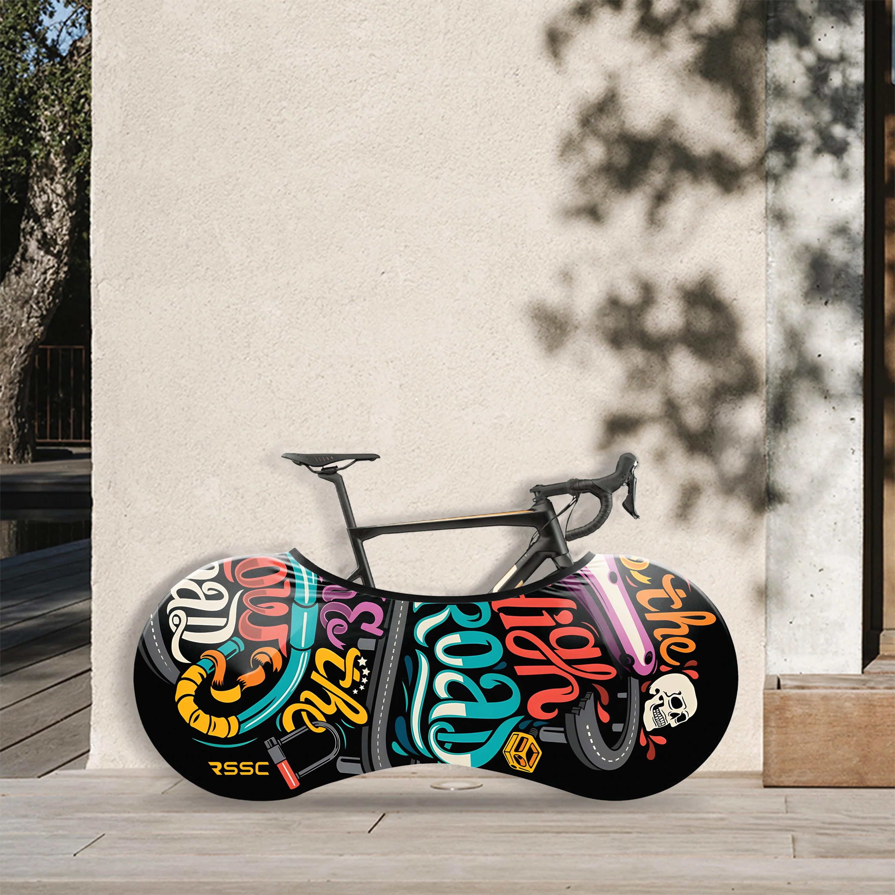 Take The High Road Bicycle Wheels Cover - Image 3