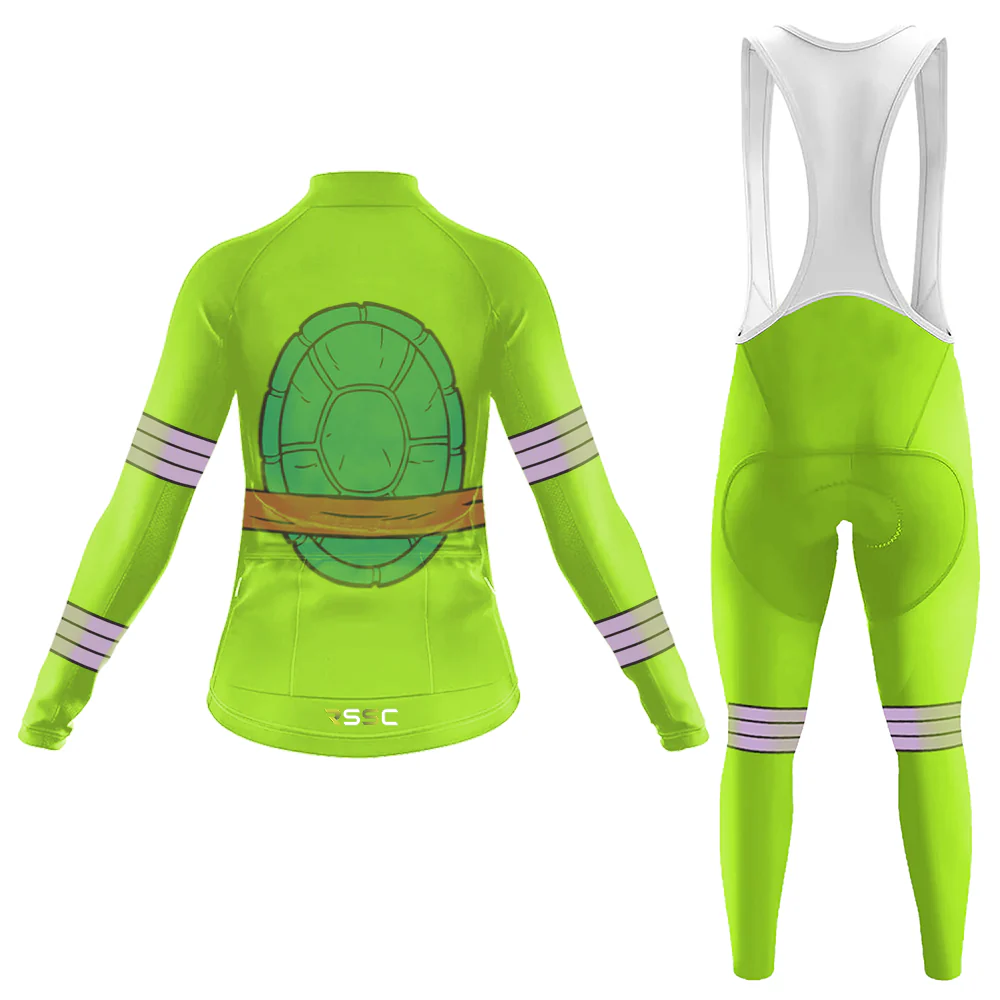 Teenage Mutant Ninja Turtles Women's Long Sleeve Cycling Kit - Image 2