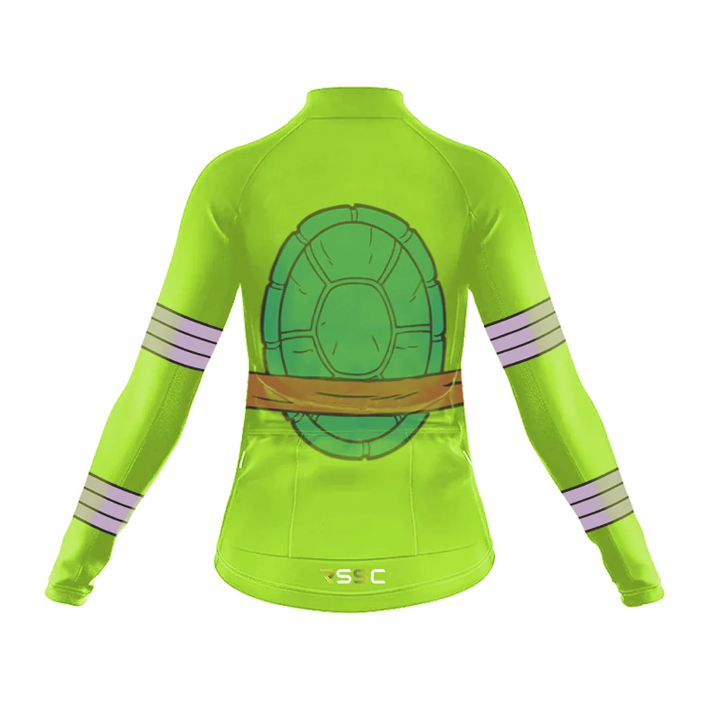 Teenage Mutant Ninja Turtles Women's Long Sleeve Cycling Kit - Image 4