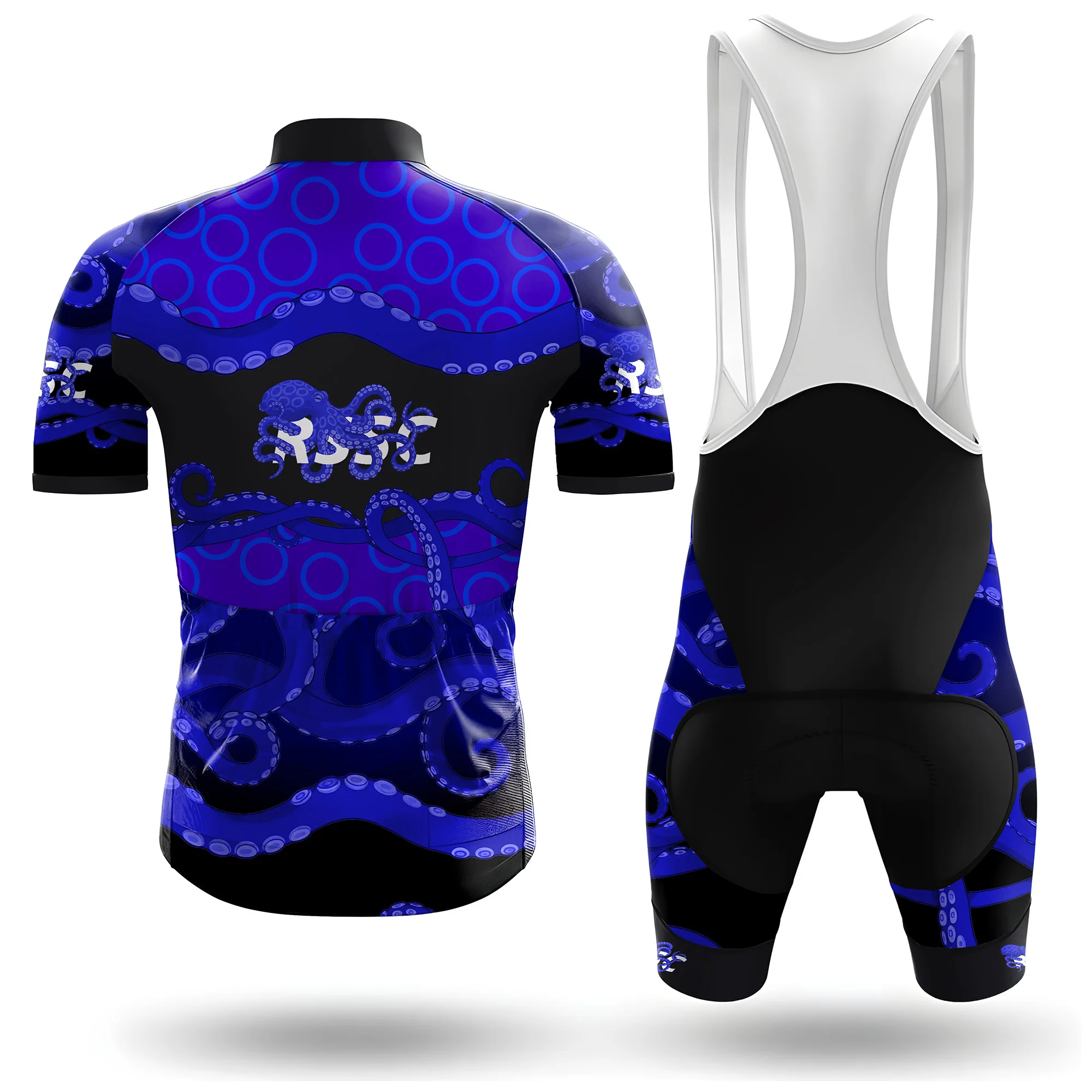 The Abyssal Kraken Men's Short Sleeve Cycling Kit - Image 2