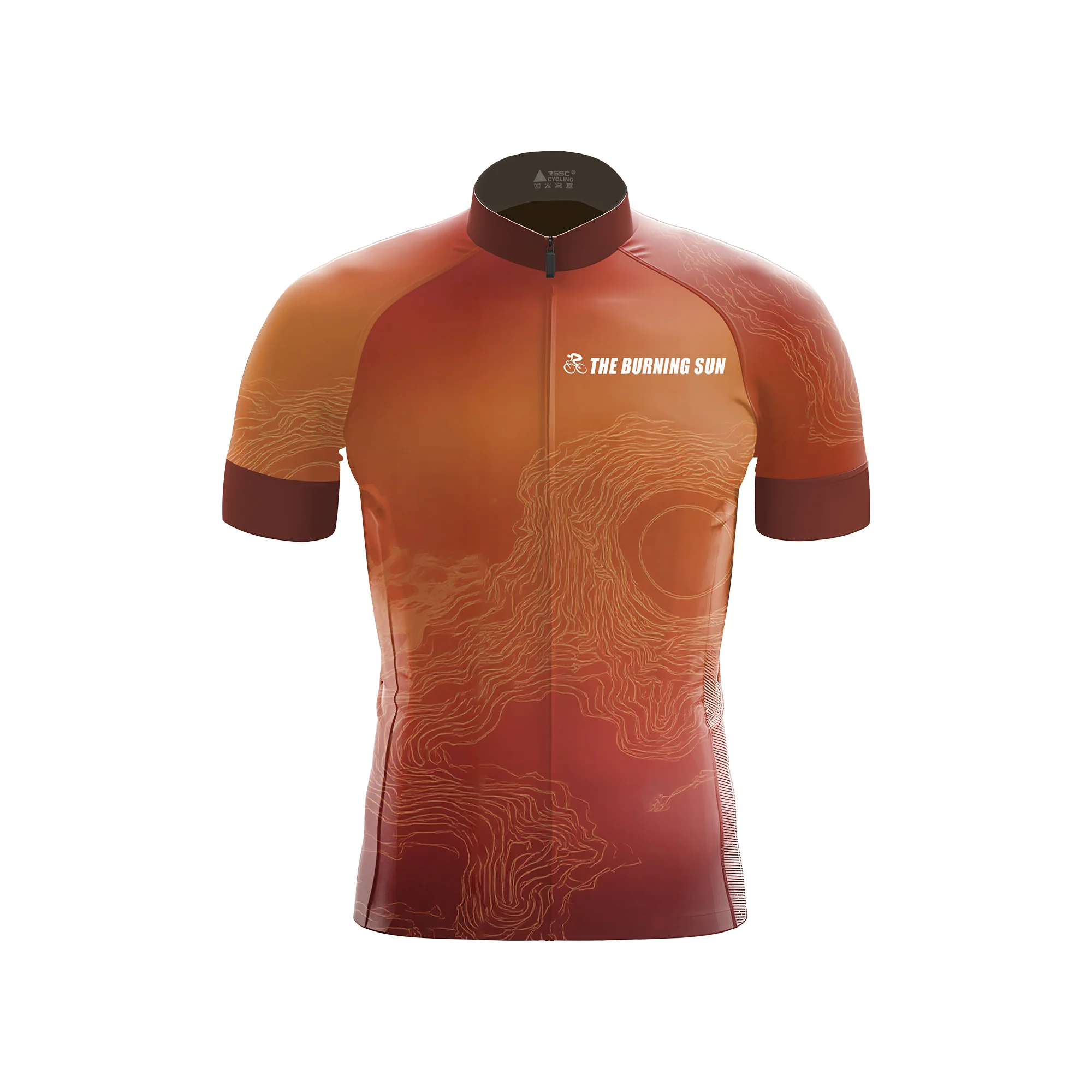 The burning sun Men's Short Sleeve Cycling Kit - Image 3