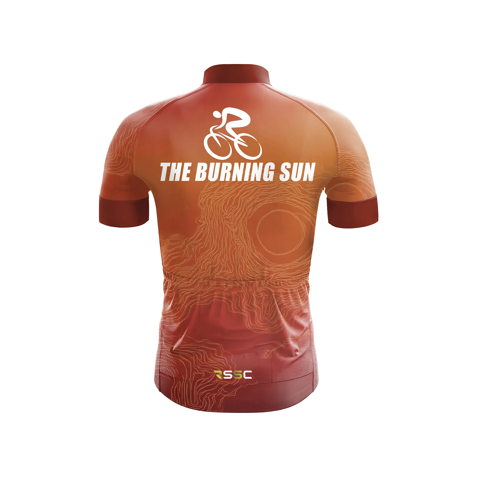The burning sun Men's Short Sleeve Cycling Kit - Image 4