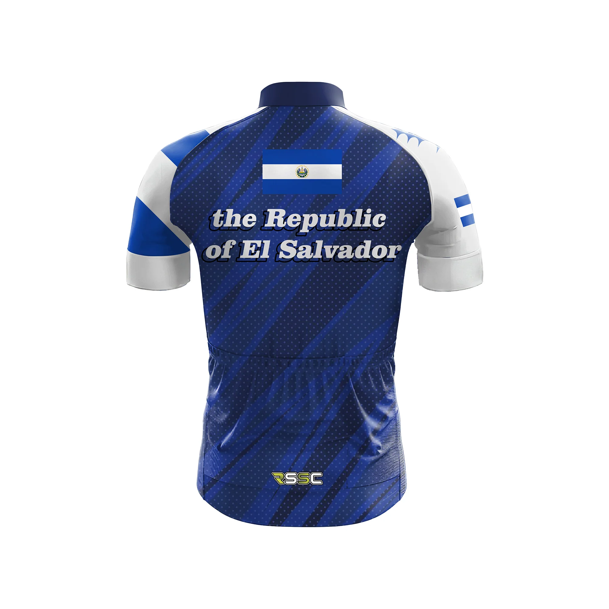 The Republic of El Salvador Men's Short Sleeve Cycling Kit - Image 4