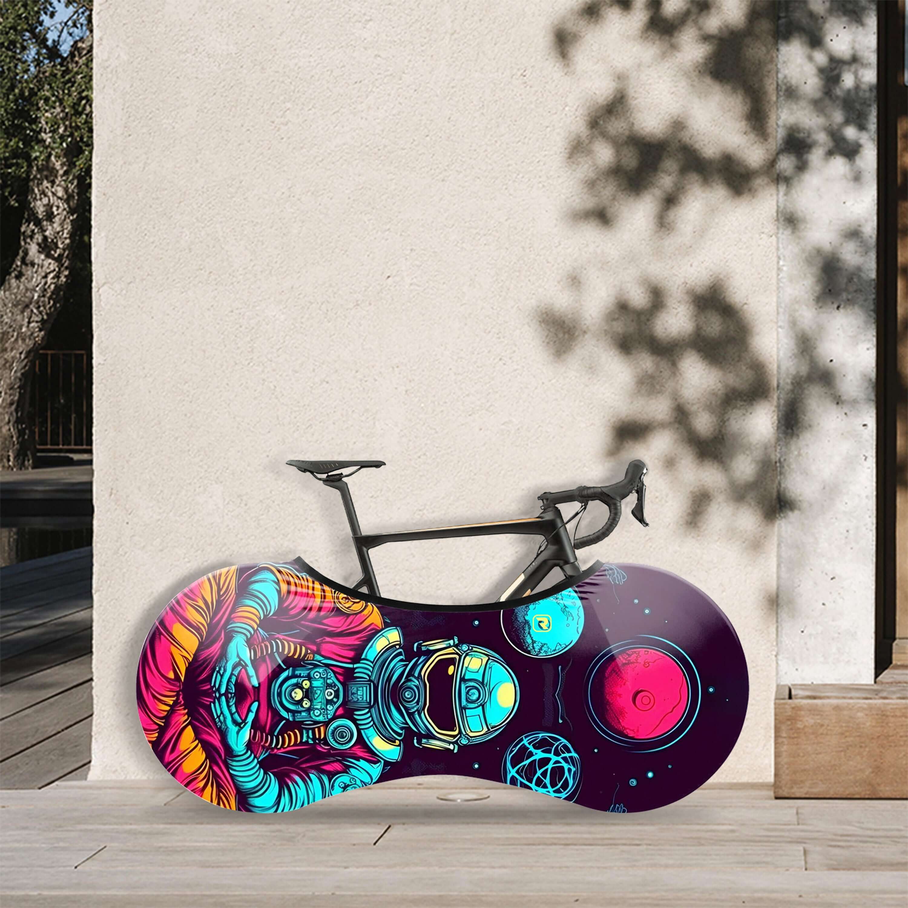 Therapy Illustration Bicycle Wheels Cover - Image 2