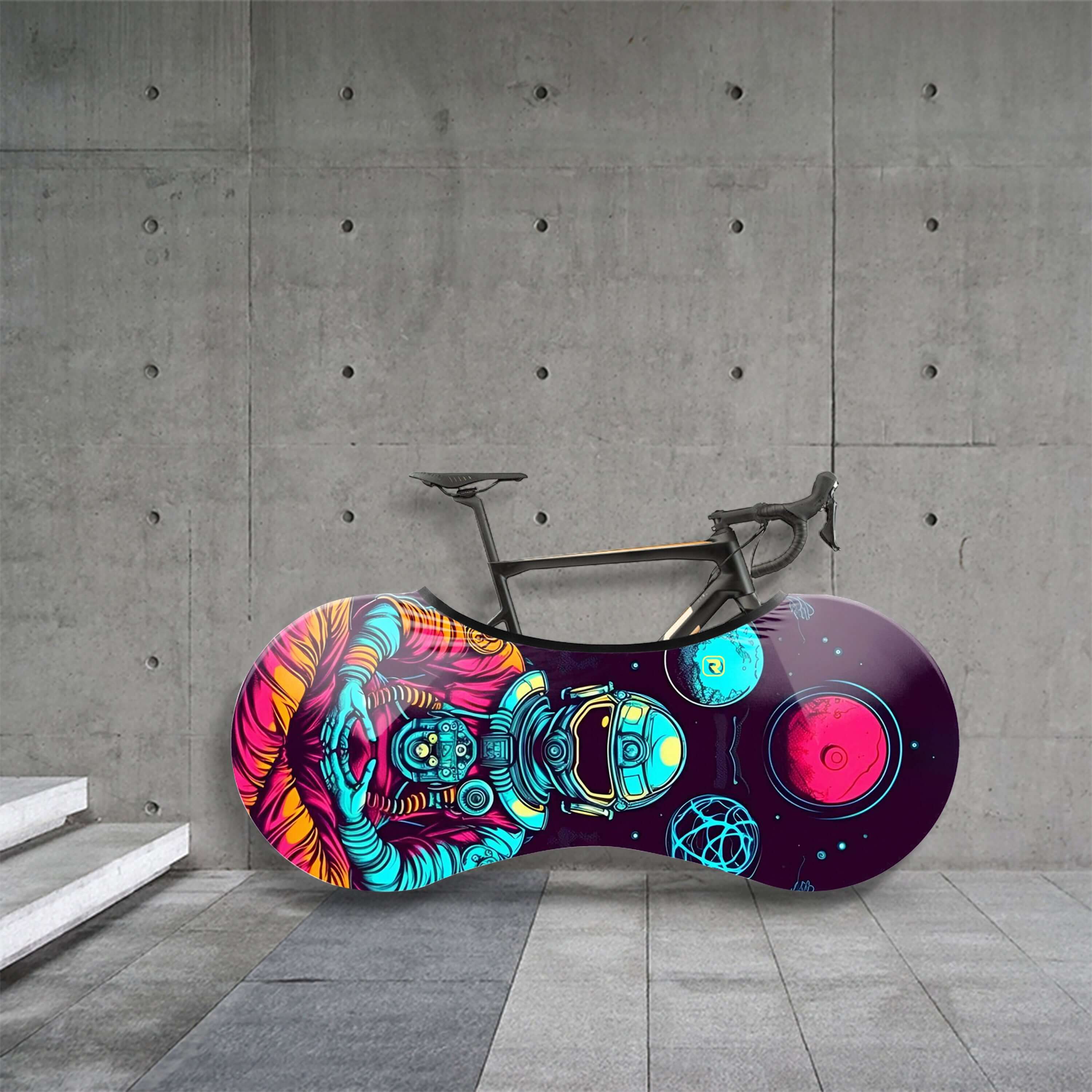 Therapy Illustration Bicycle Wheels Cover - Image 3