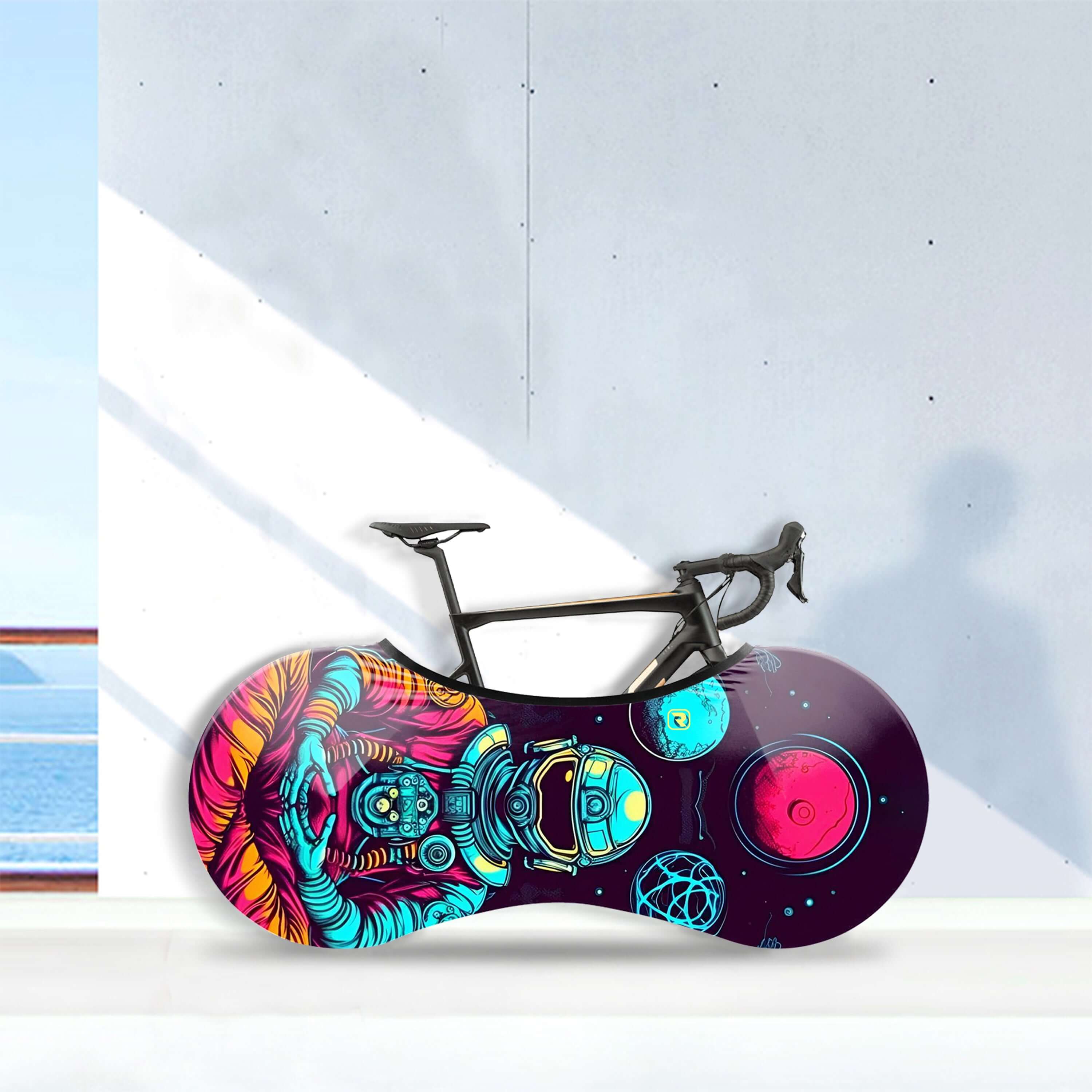 Therapy Illustration Bicycle Wheels Cover - Image 5