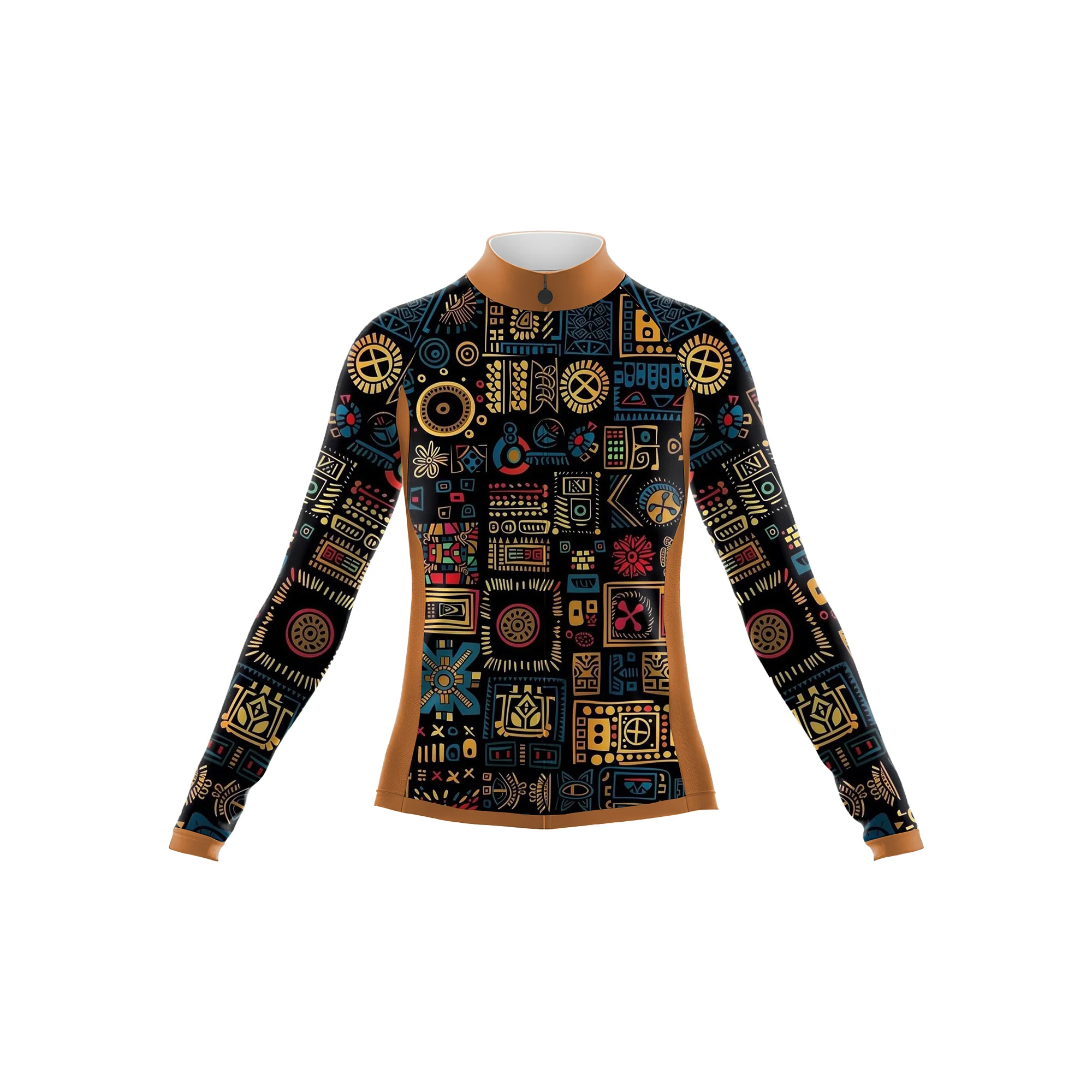 Tribal Geometry Women's Long Sleeve Cycling Kit - Image 3