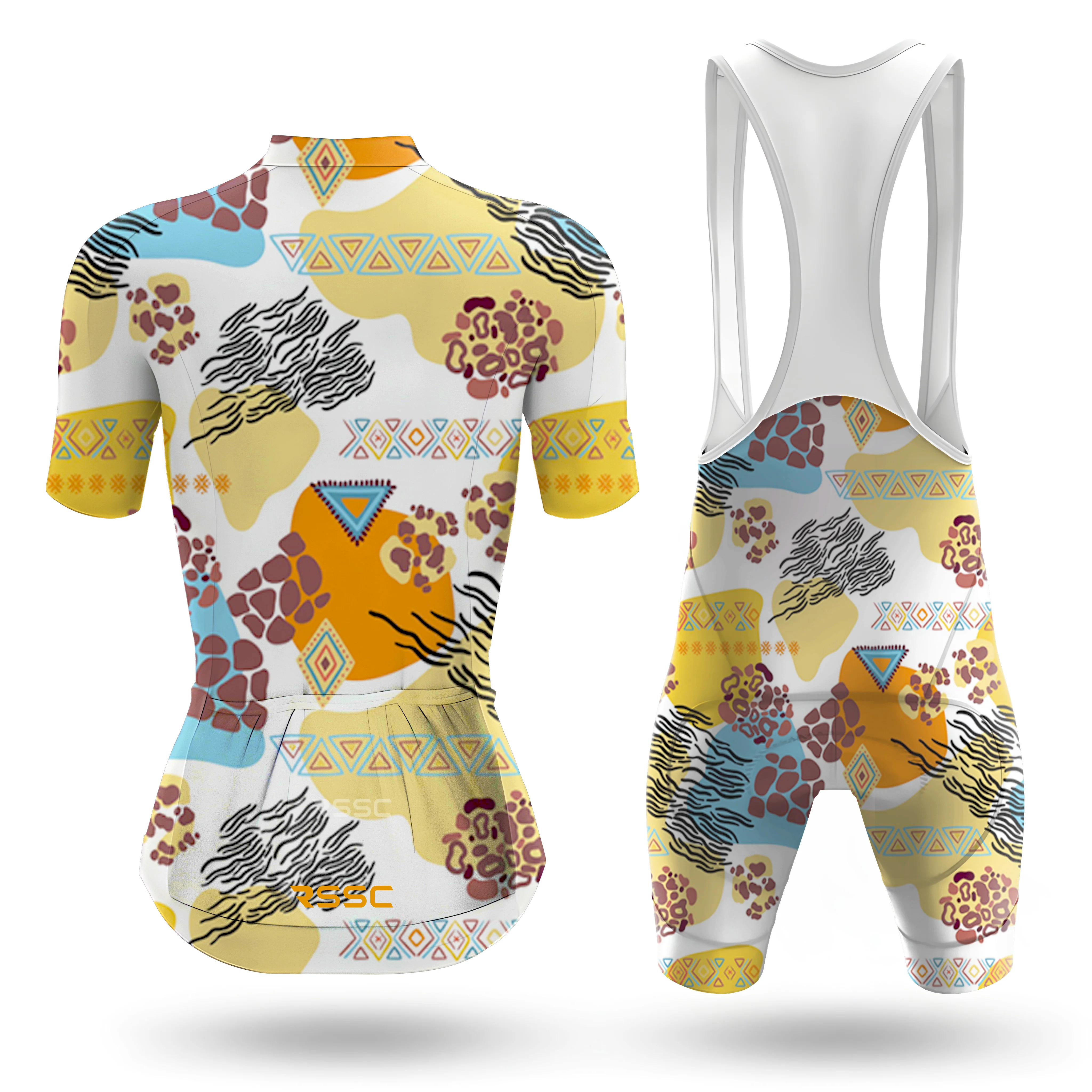 Tribal Savannah Women's Short Sleeve Cycling Kit - Image 2