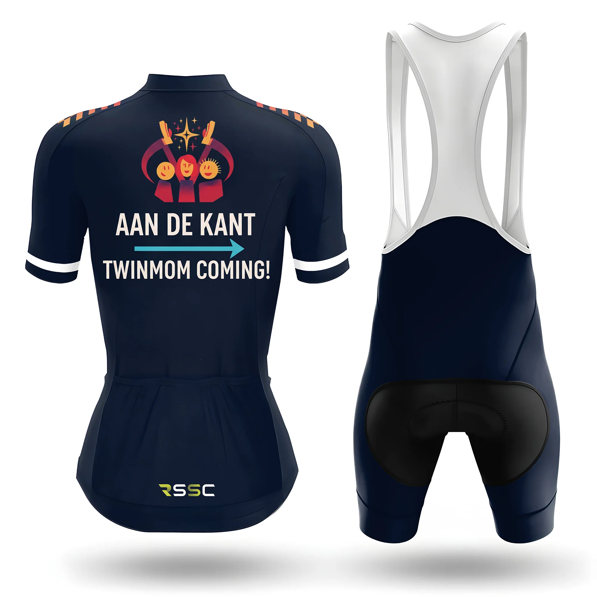 TWINMOM POWER Women's Short Sleeve Cycling Kit - Image 2