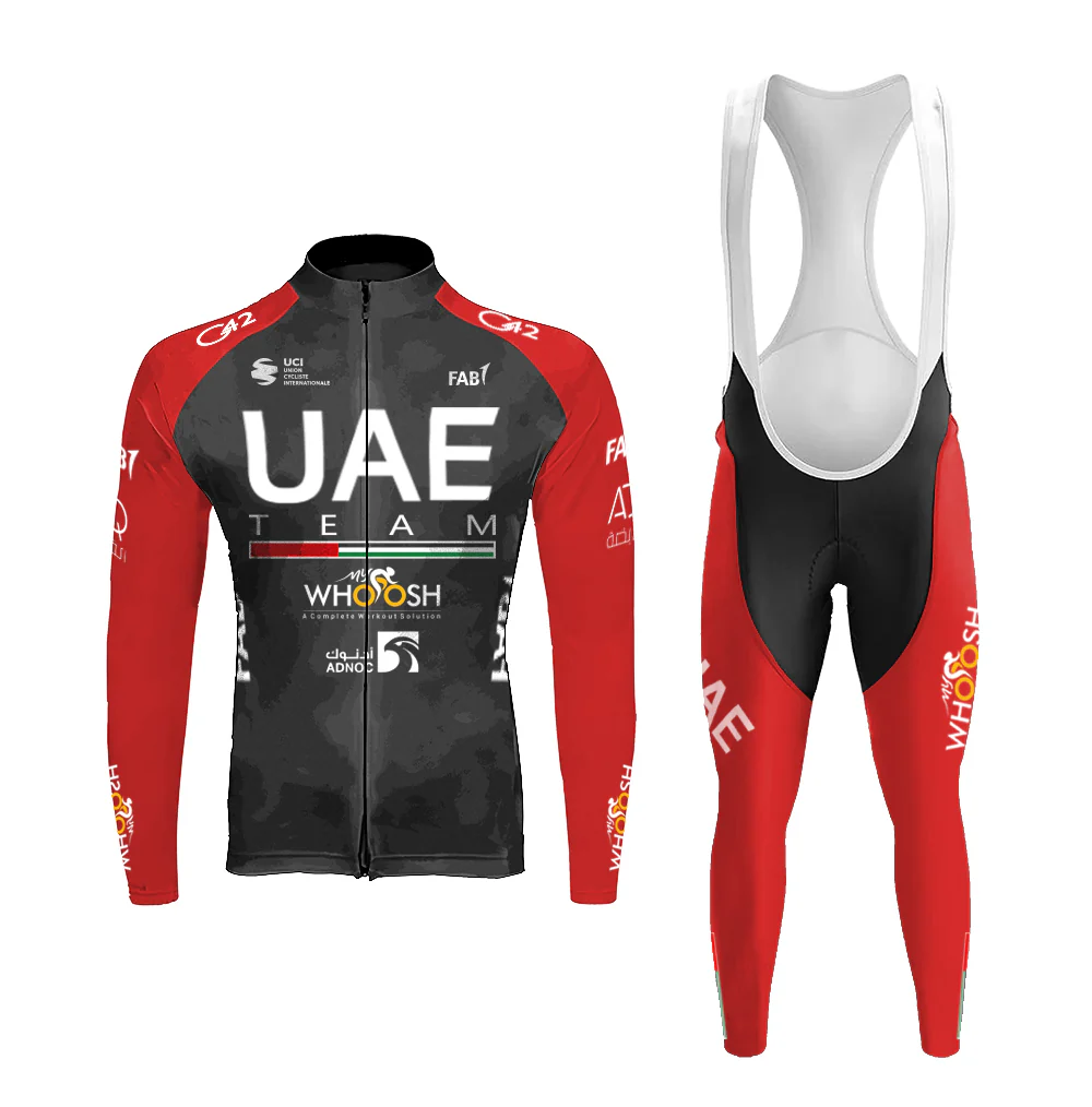 UAE PRO THERMAL SPORT Men's Long Sleeve Cycling Kit