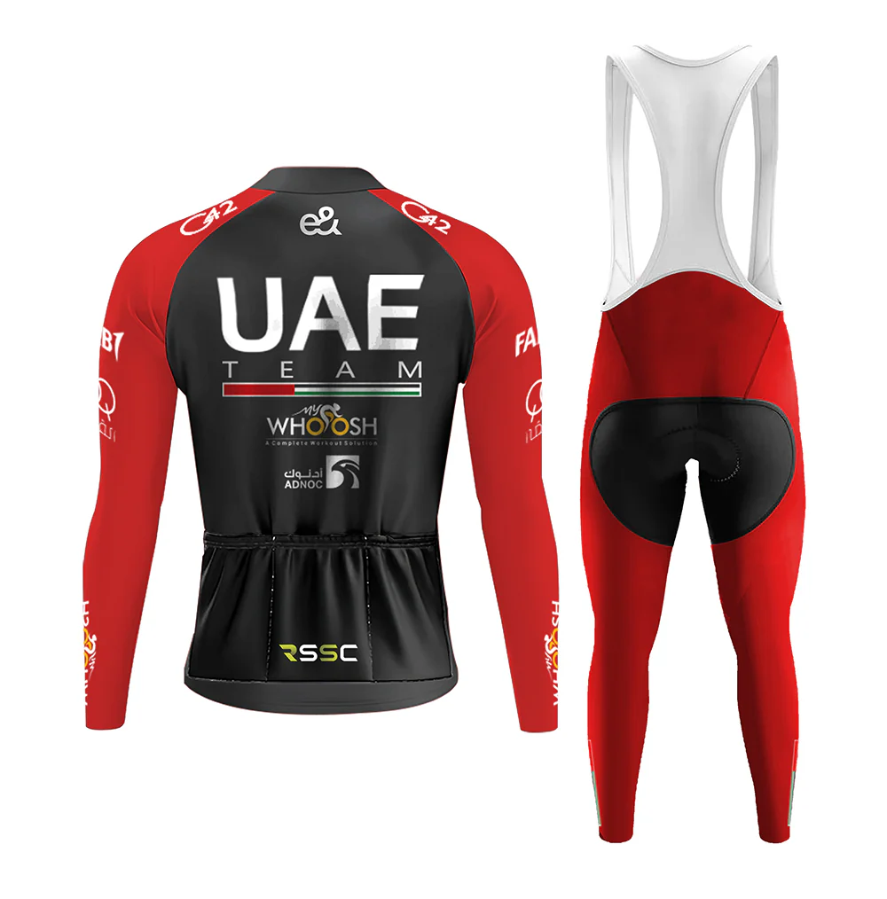 UAE PRO THERMAL SPORT Men's Long Sleeve Cycling Kit - Image 2