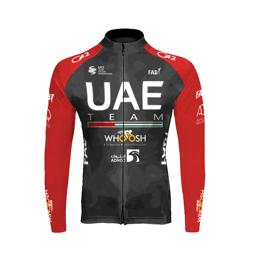 UAE PRO THERMAL SPORT Men's Long Sleeve Cycling Kit - Image 3