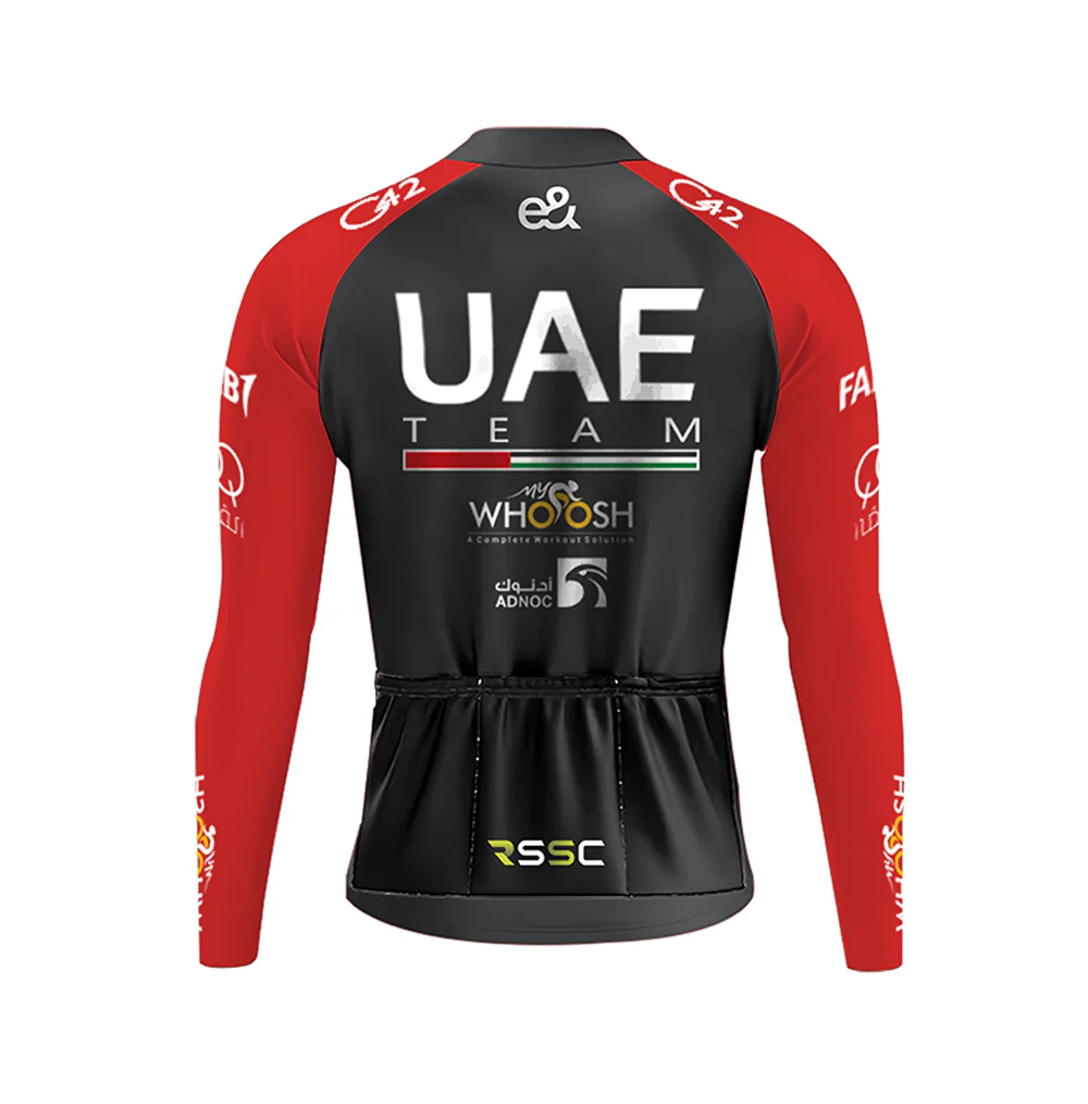 UAE PRO THERMAL SPORT Men's Long Sleeve Cycling Kit - Image 4