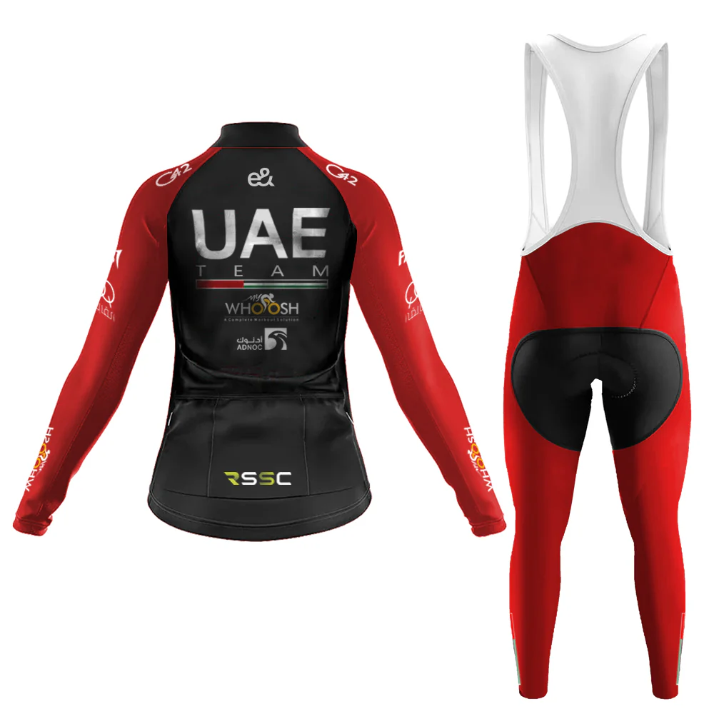 UAE PRO THERMAL SPORT Women's Long Sleeve Cycling Kit - Image 2