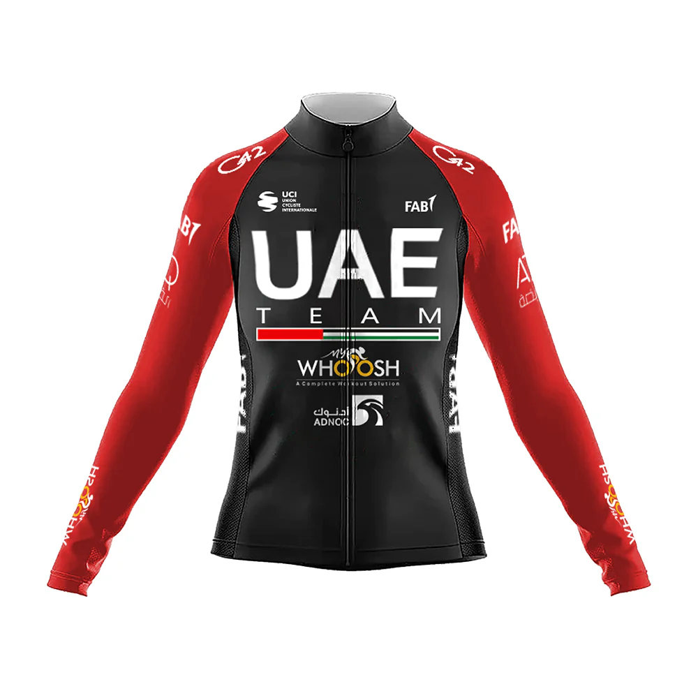 UAE PRO THERMAL SPORT Women's Long Sleeve Cycling Kit - Image 3