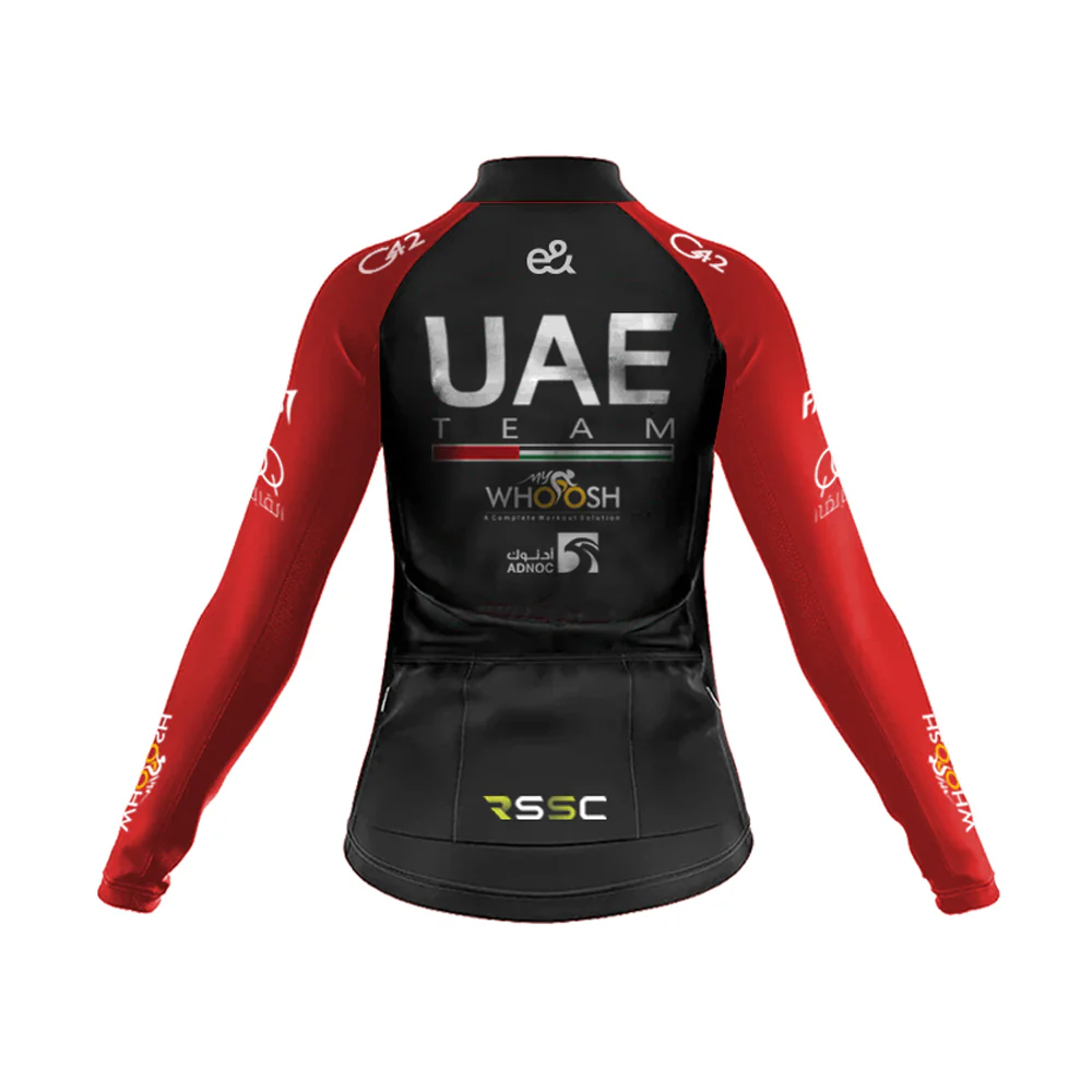 UAE PRO THERMAL SPORT Women's Long Sleeve Cycling Kit - Image 4