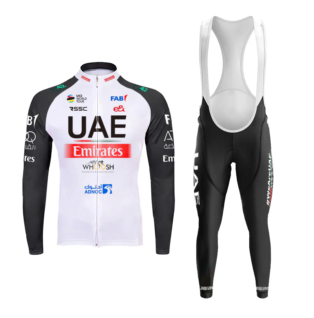 UAE Team Men's Long Sleeve Cycling Kit