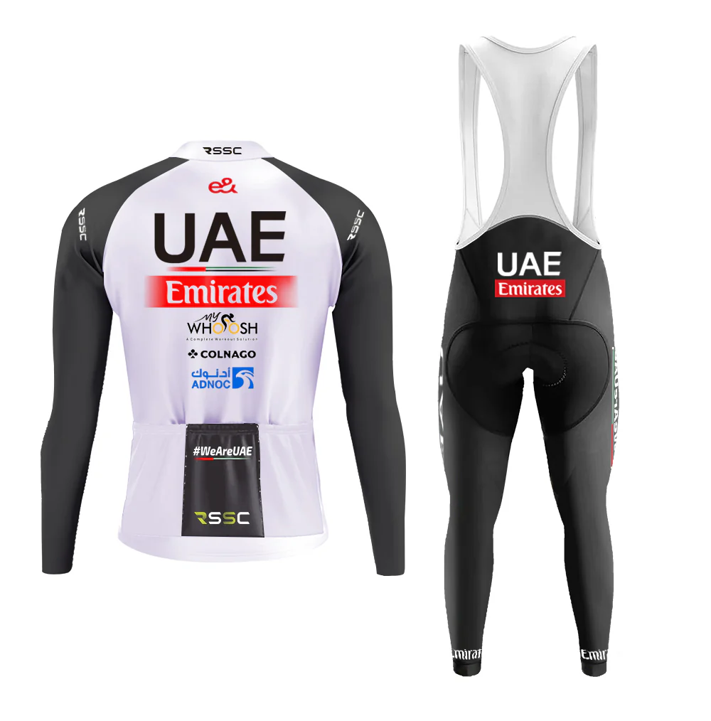 UAE Team Men's Long Sleeve Cycling Kit - Image 2
