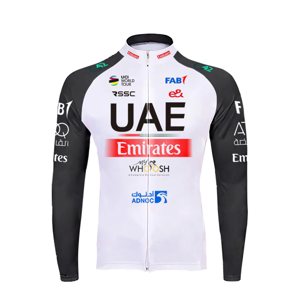 UAE Team Men's Long Sleeve Cycling Kit - Image 3