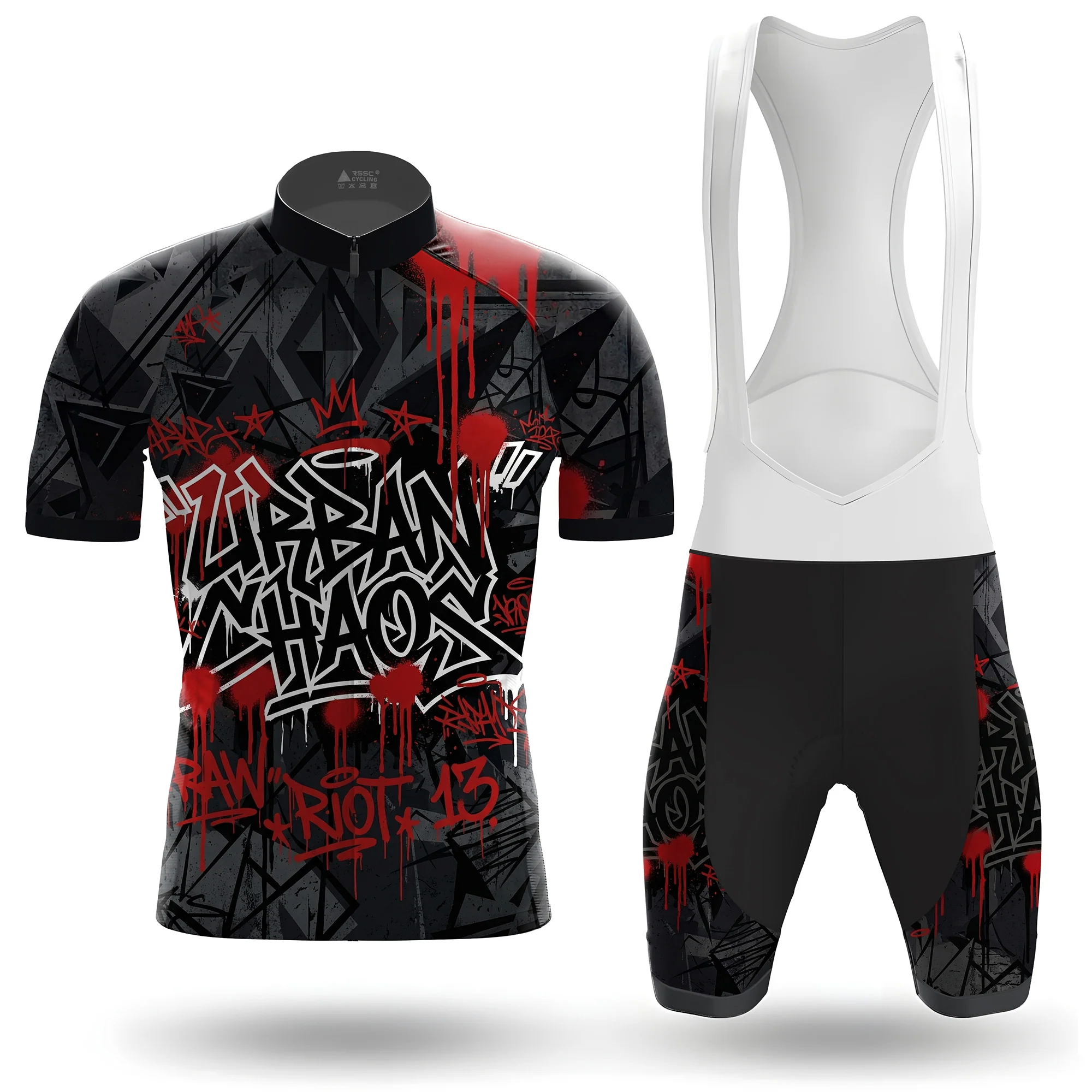 Urban Chaos Men's Short Sleeve Cycling Kit
