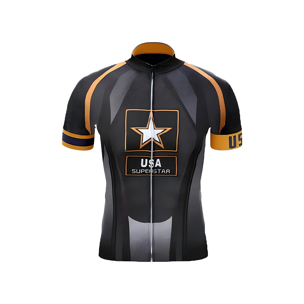USA Army Theme Men's Short Sleeve Cycling Kit - Image 3