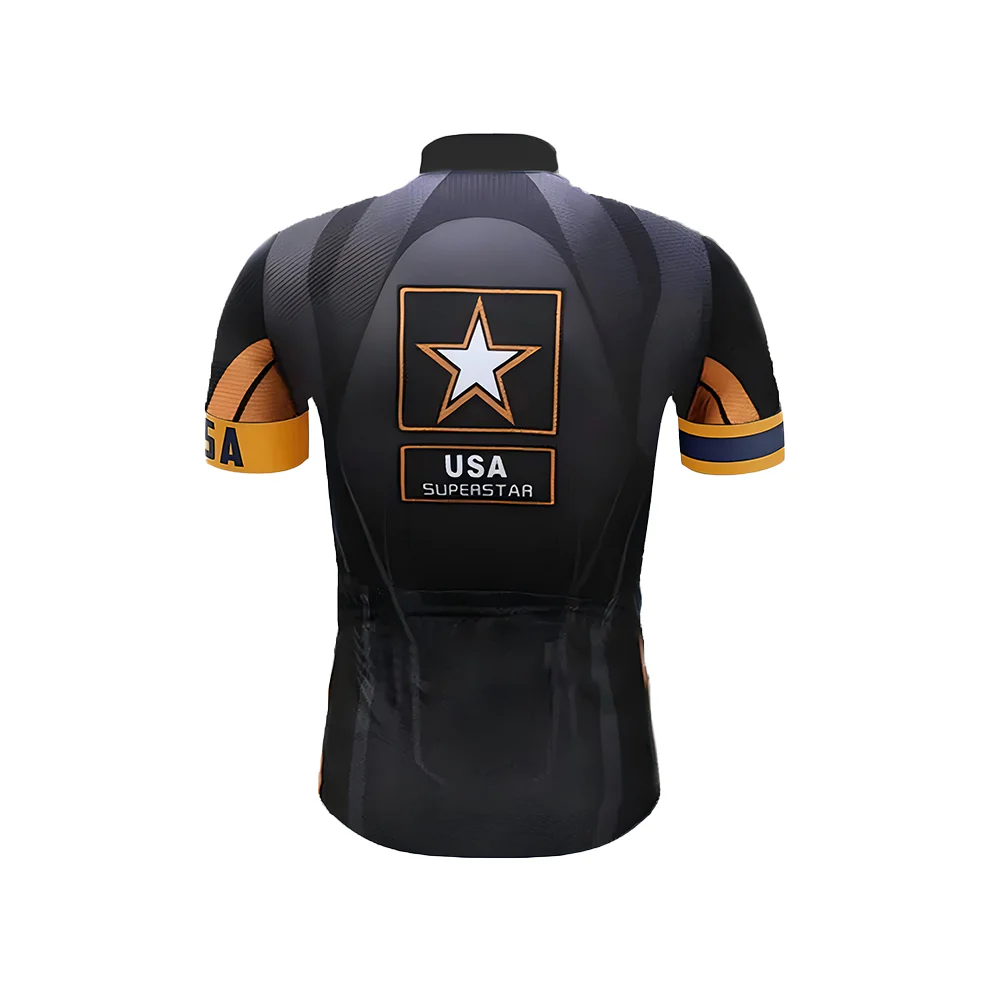 USA Army Theme Men's Short Sleeve Cycling Kit - Image 4