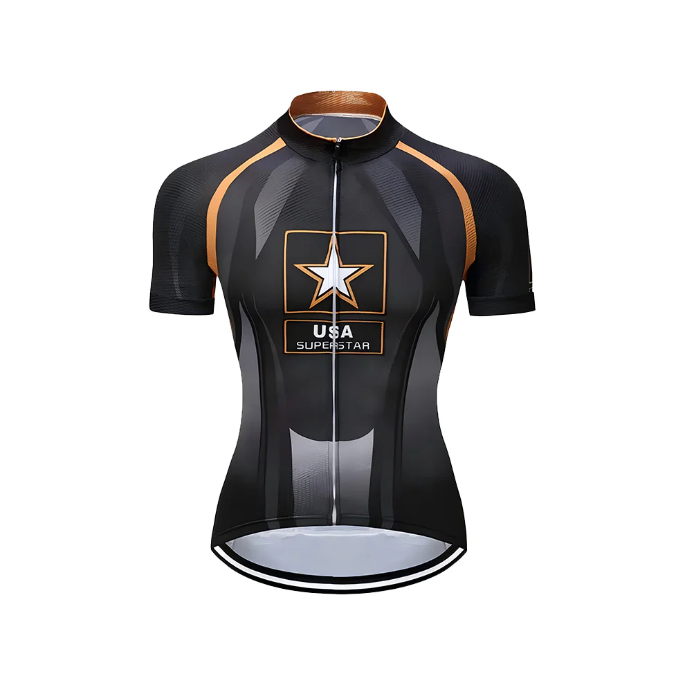 USA Army Theme Women's Short Sleeve Cycling Kit - Image 3