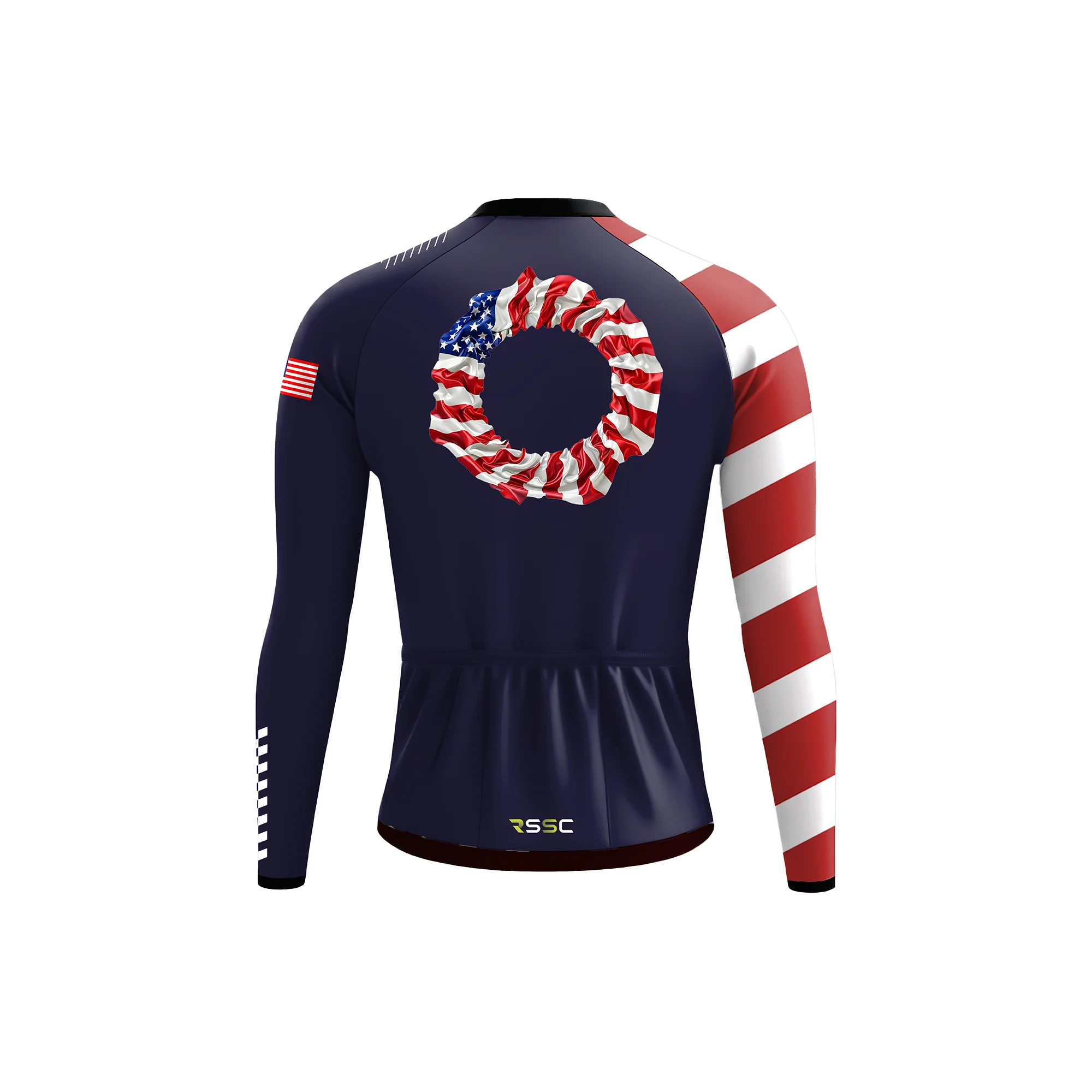 USA Sunflower Men's Long Sleeve Cycling Kit - Image 4