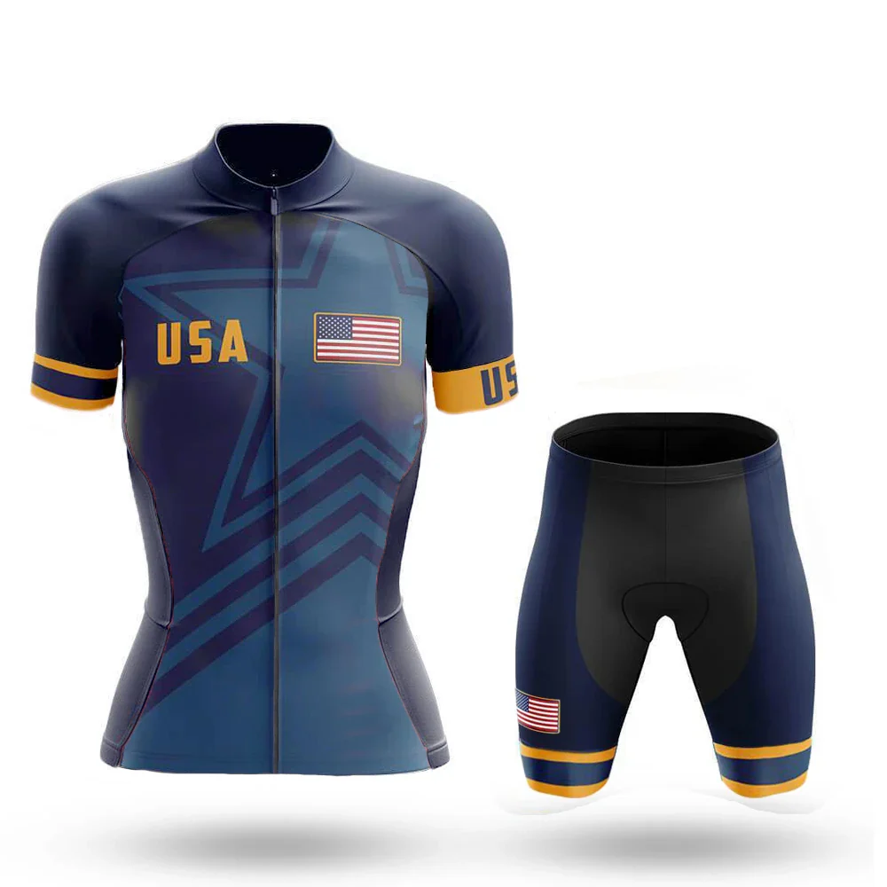 USA Women's Short Sleeve Cycling Kit
