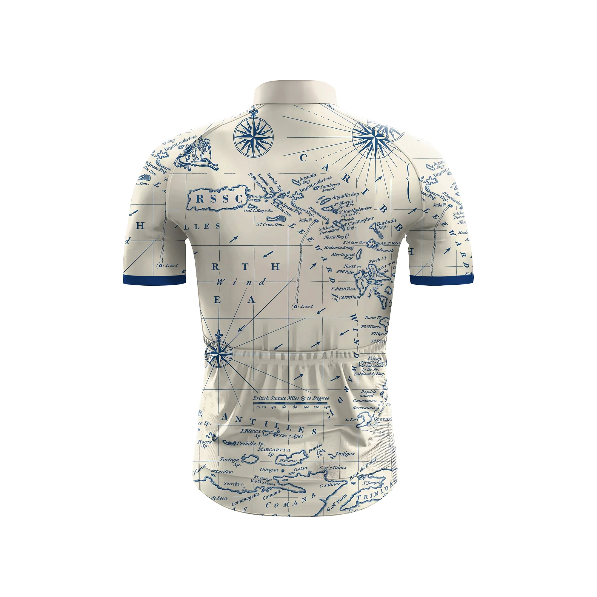 Vintage Chart Rider Men's Short Sleeve Cycling Kit - Image 4
