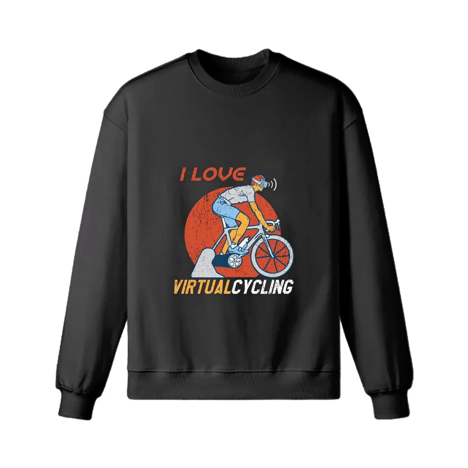 Virtual Cycling Retro Sweatshirt