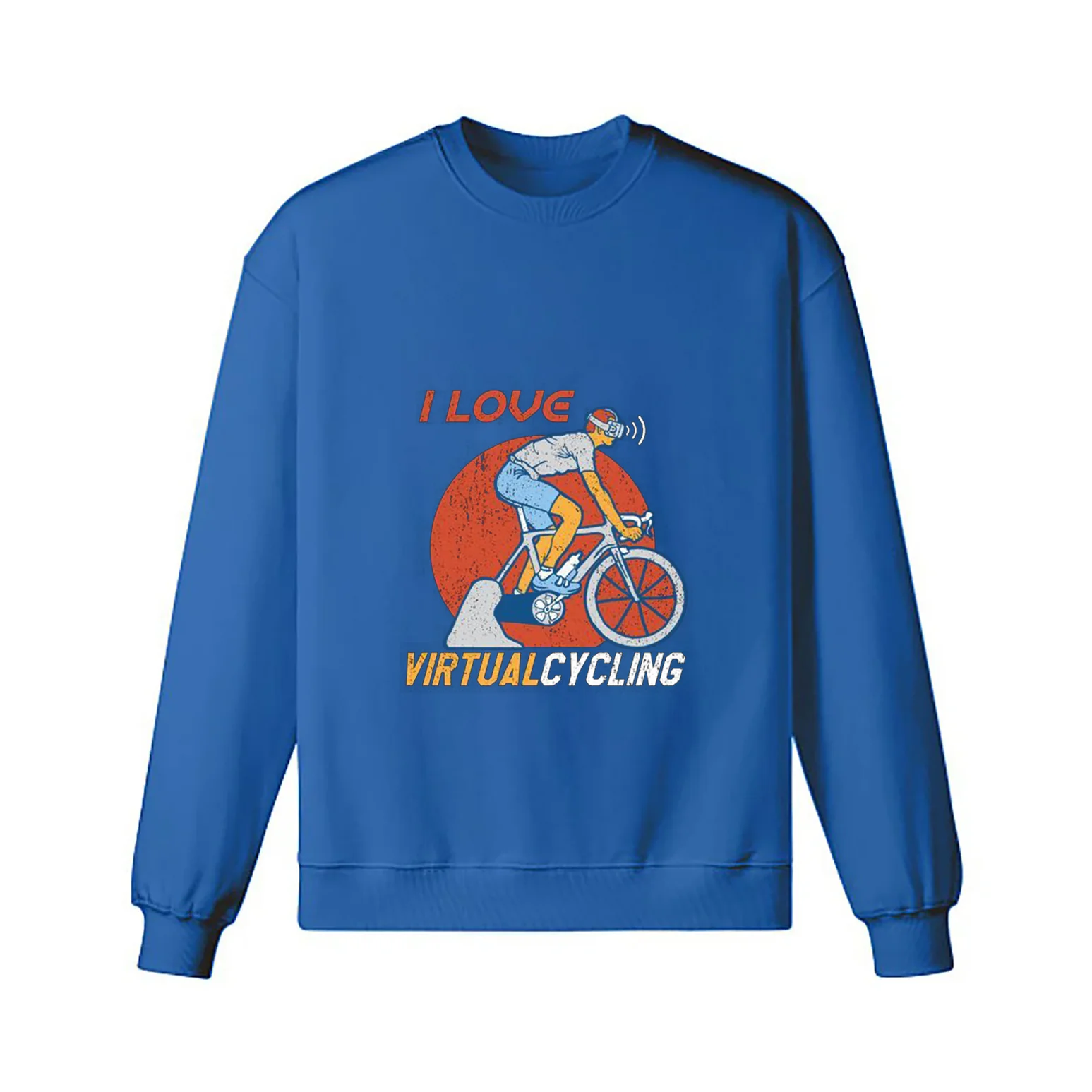 Virtual Cycling Retro Sweatshirt - Image 4