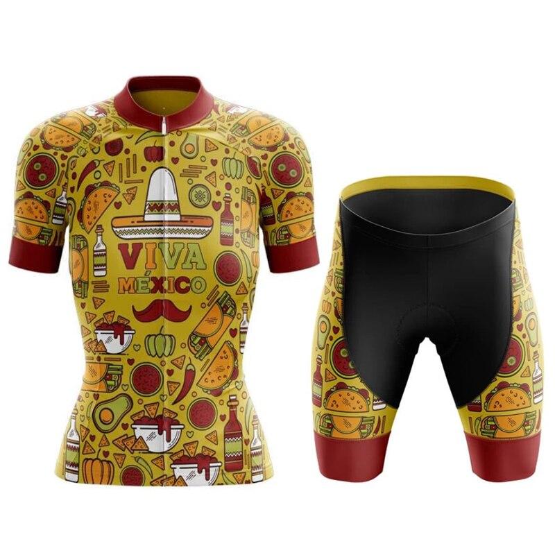 Viva Mexico Comic Women's Short Sleeve Cycling Kit