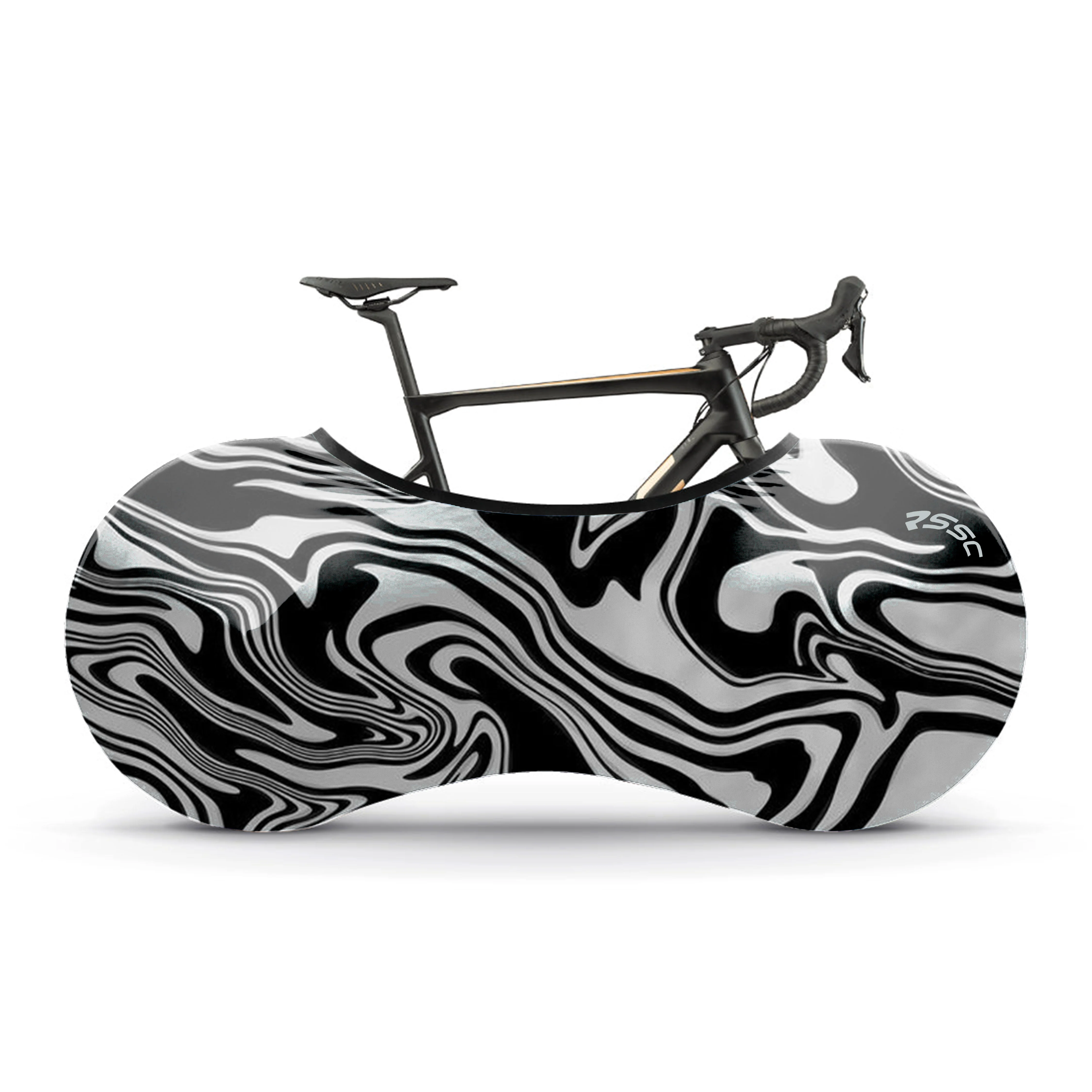 Water Ripple Diagram Bicycle Wheels Cover
