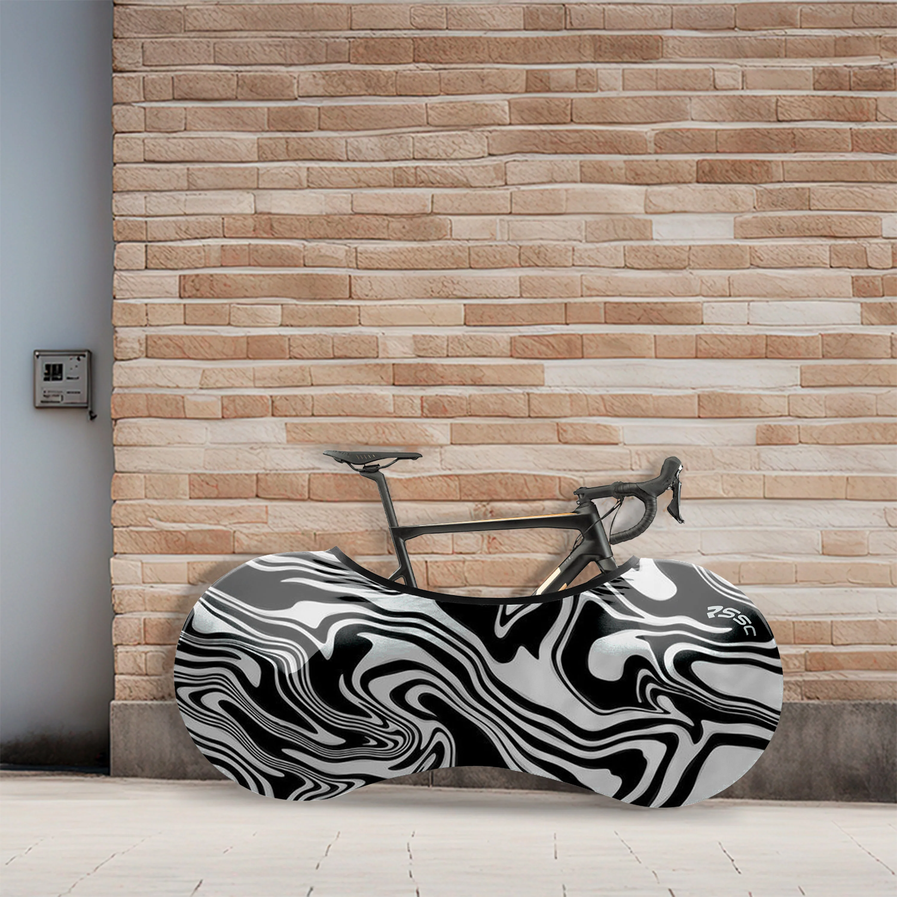 Water Ripple Diagram Bicycle Wheels Cover - Image 3