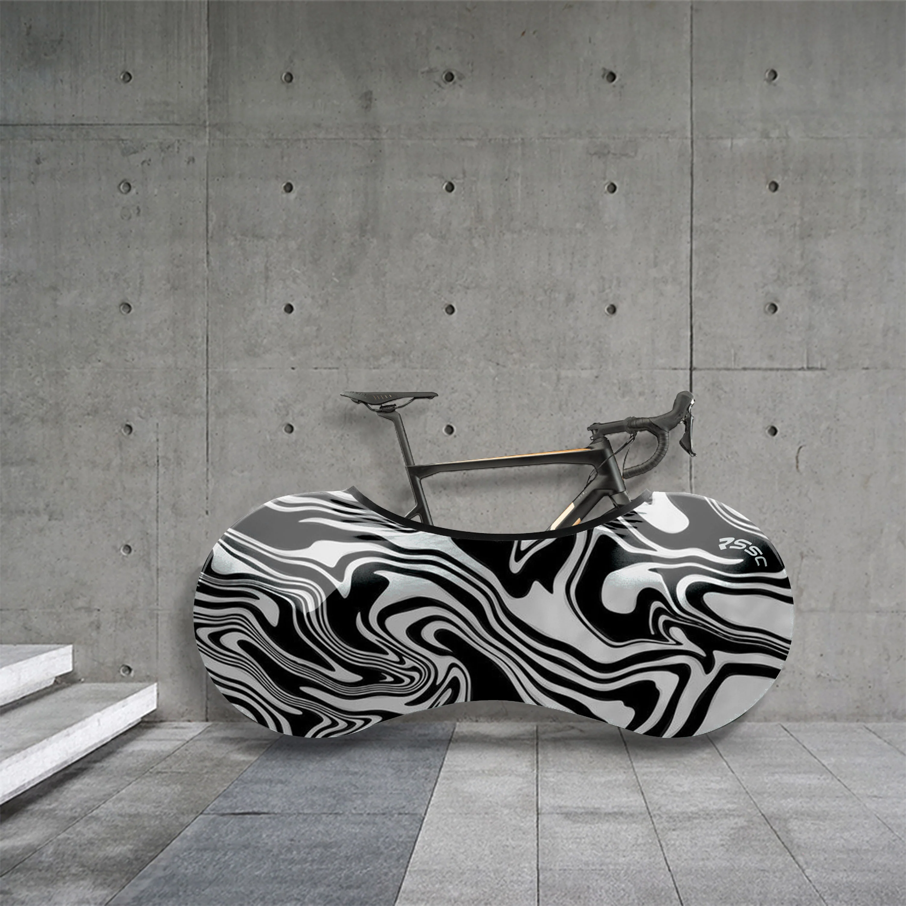 Water Ripple Diagram Bicycle Wheels Cover - Image 4