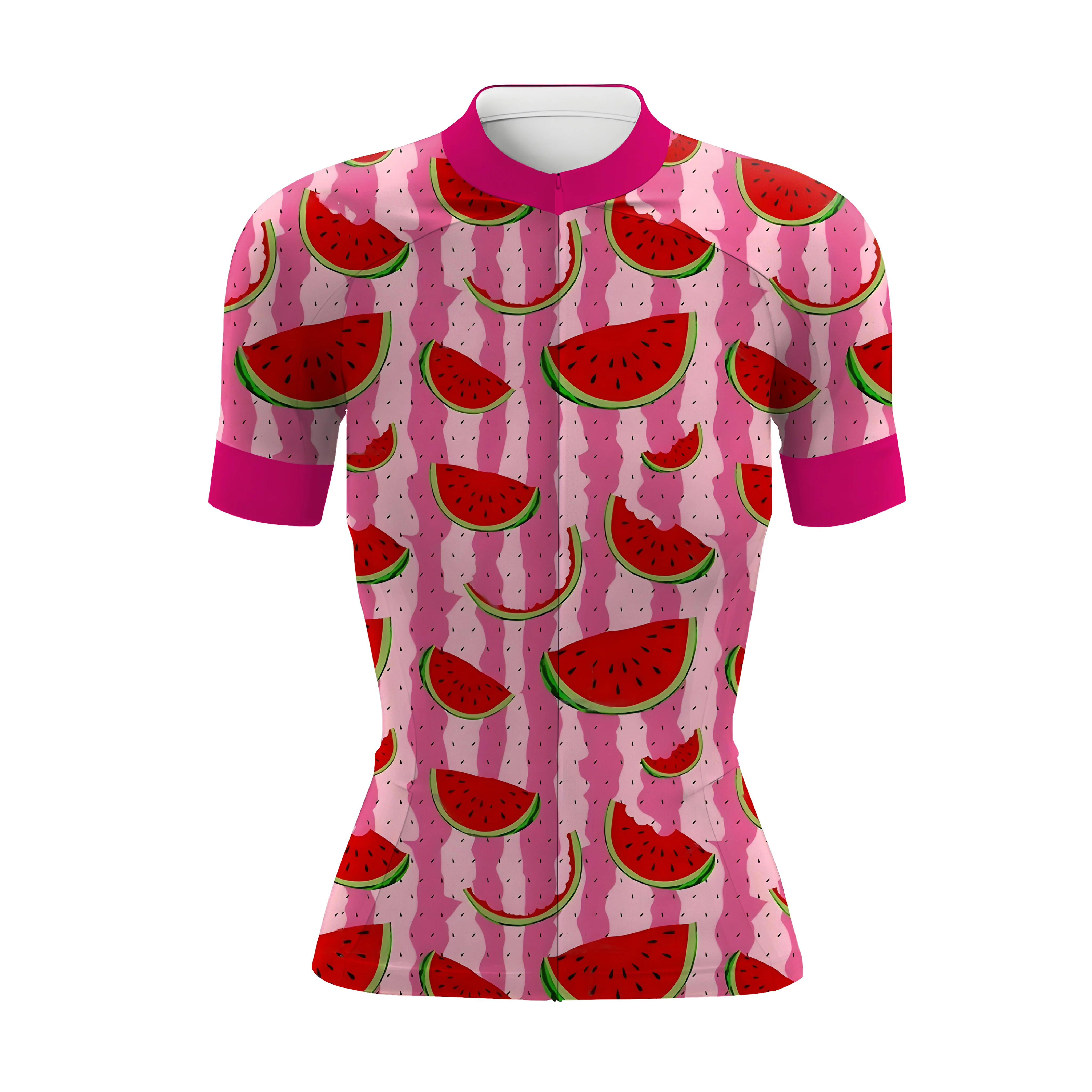 Watermelon Women's Short Sleeve Cycling Kit - Image 3