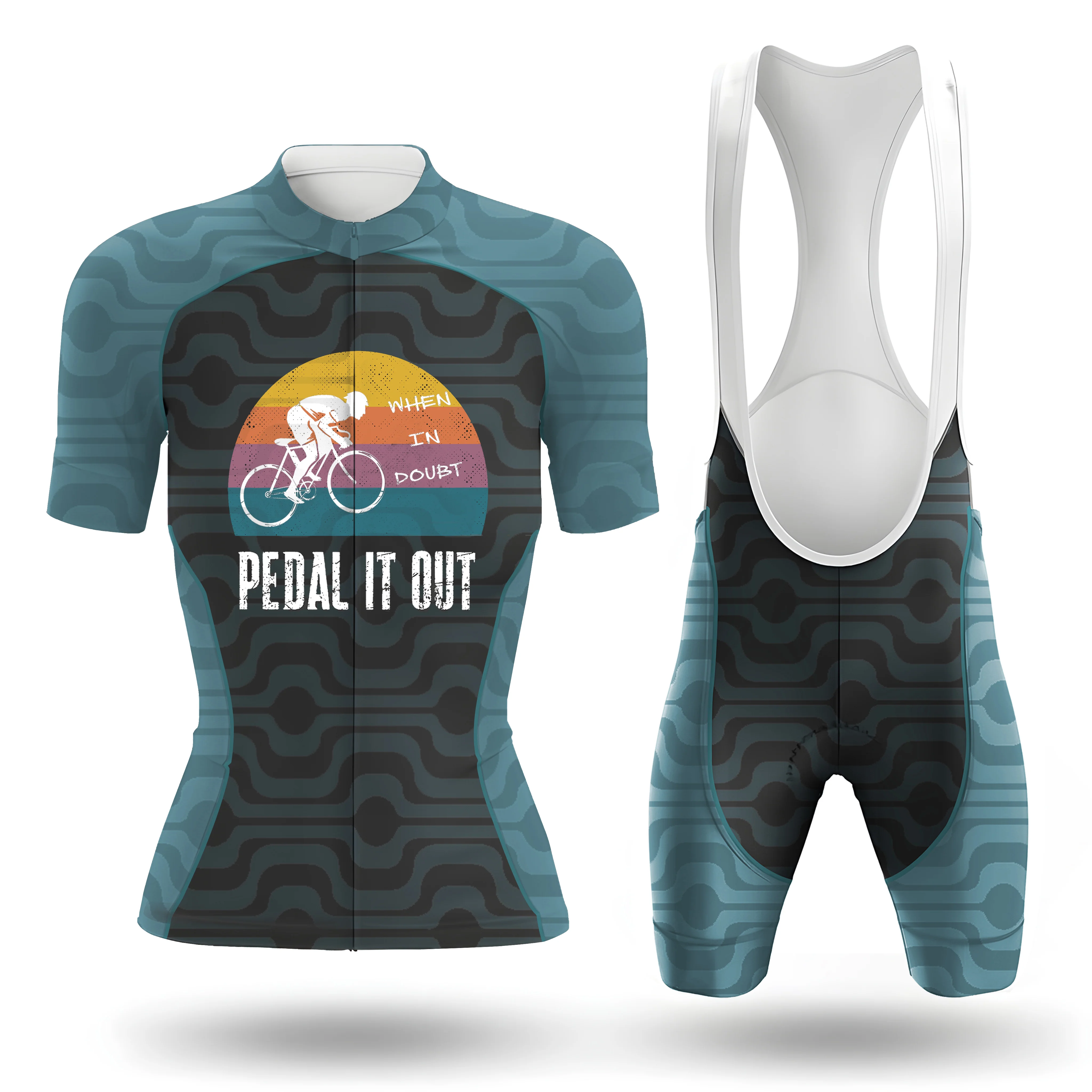 When In Doubt Pedal It Out Women's Short Sleeve Cycling Kit