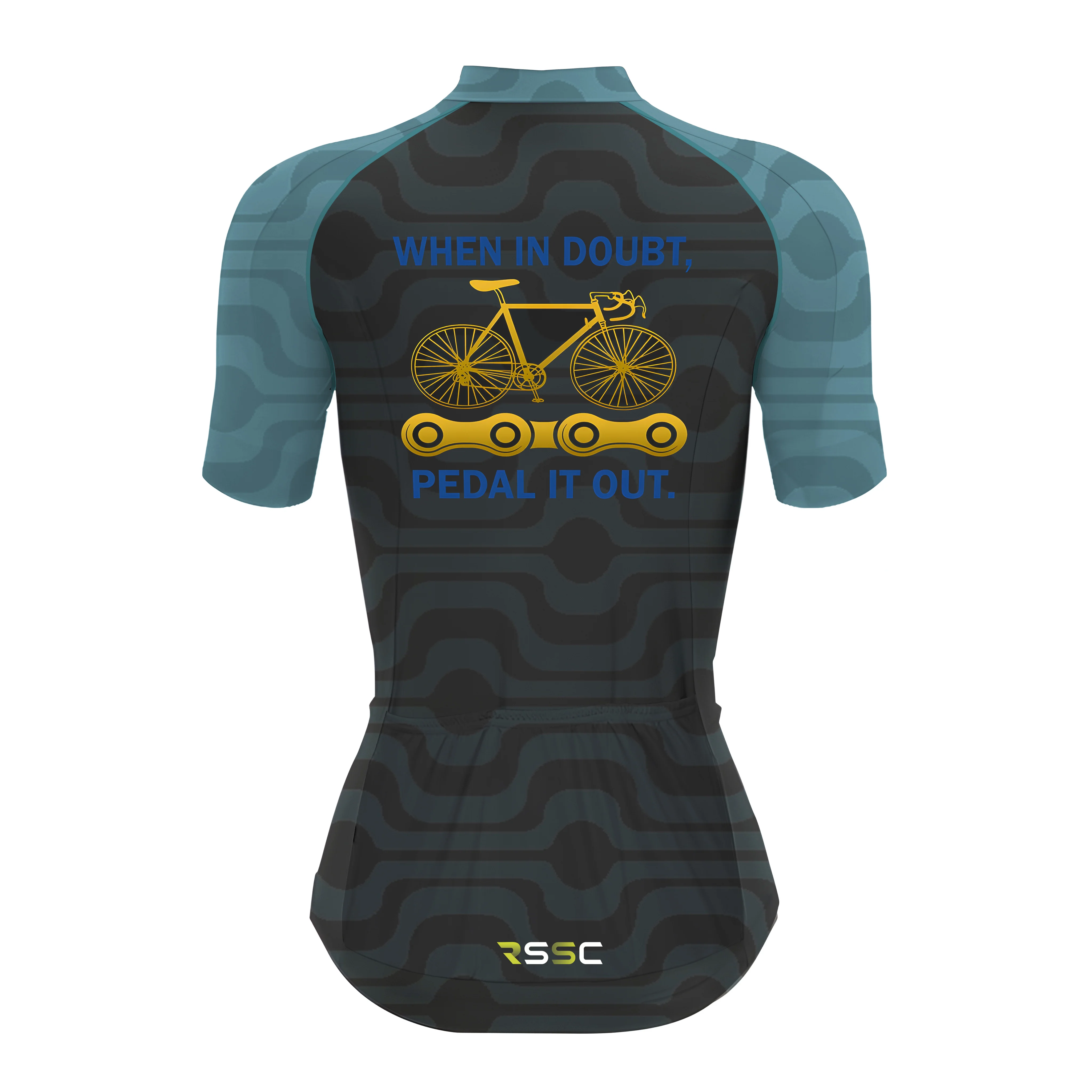 When In Doubt Pedal It Out Women's Short Sleeve Cycling Kit - Image 4