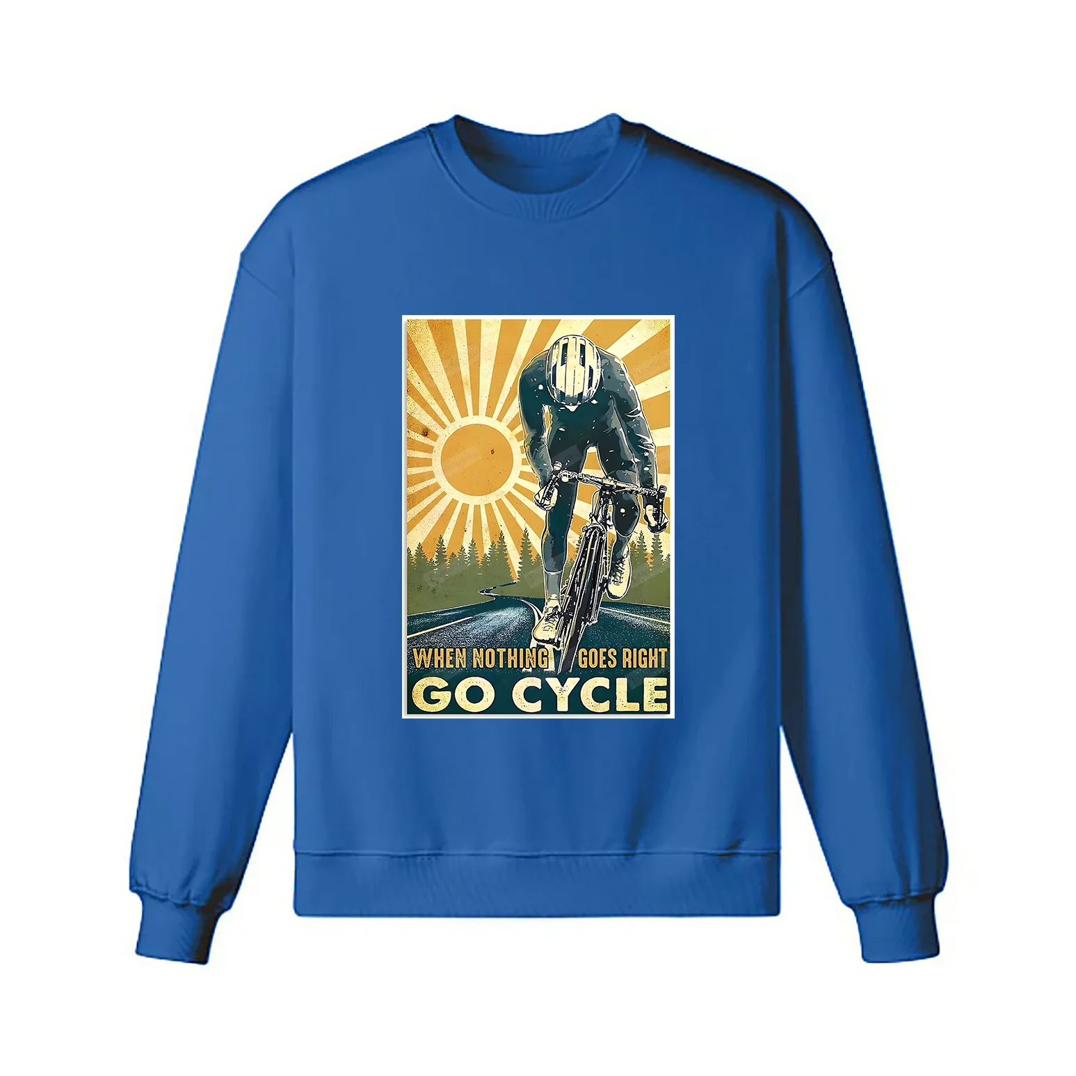 When Nothing Goes Right Go Cycle Vertical Sweatshirt - Image 4