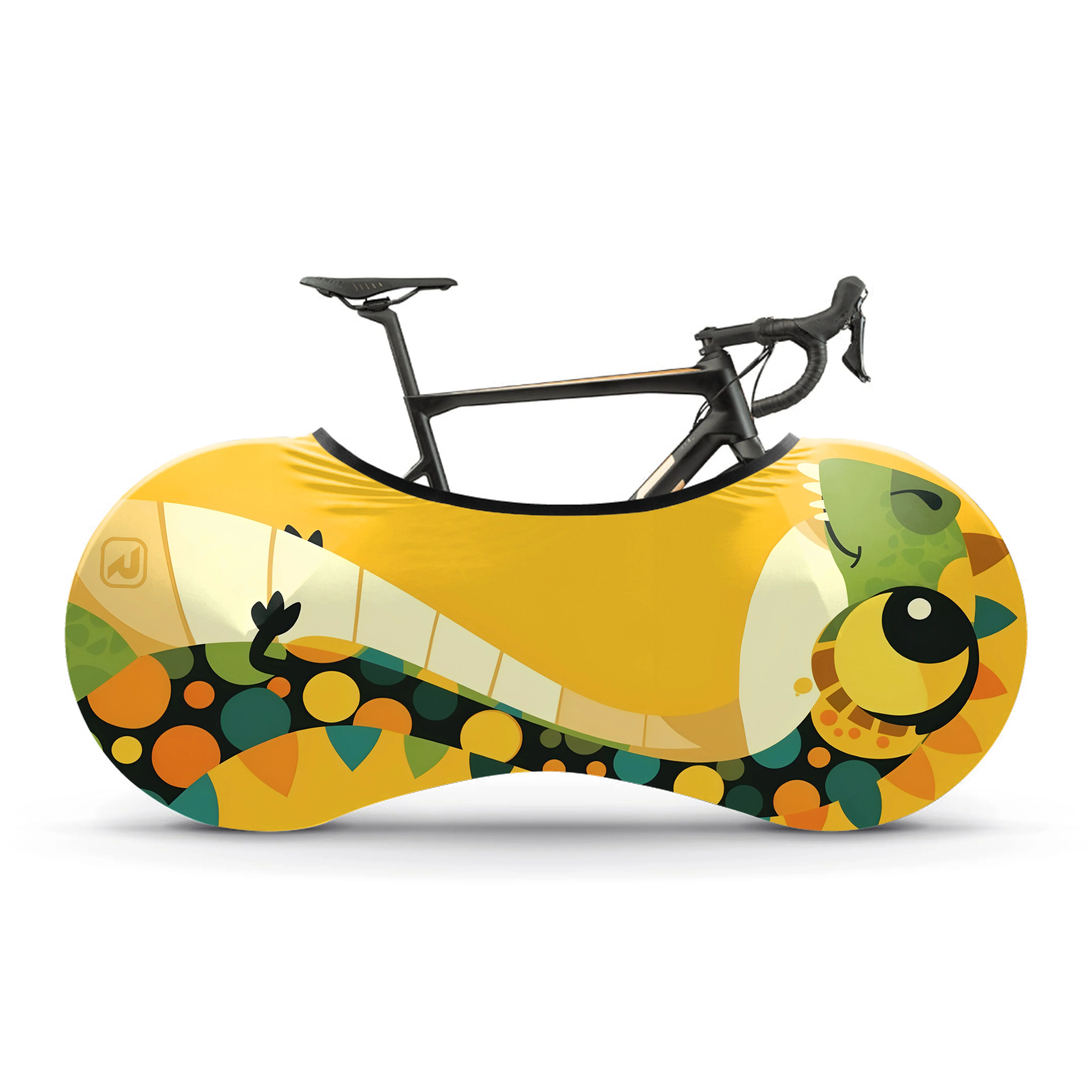 Whimsical Dinosaur Bicycle Wheels Cover