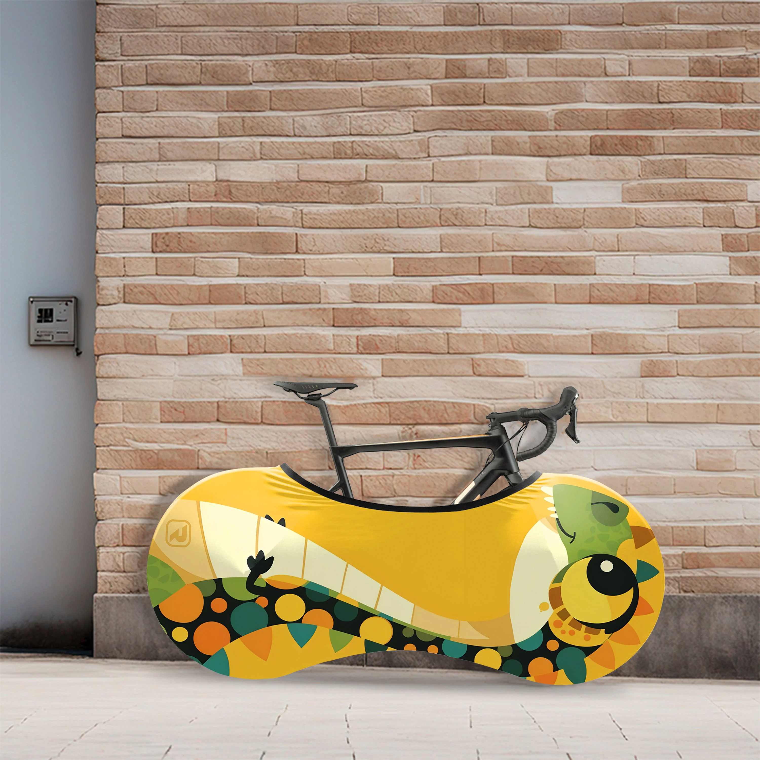 Whimsical Dinosaur Bicycle Wheels Cover - Image 3